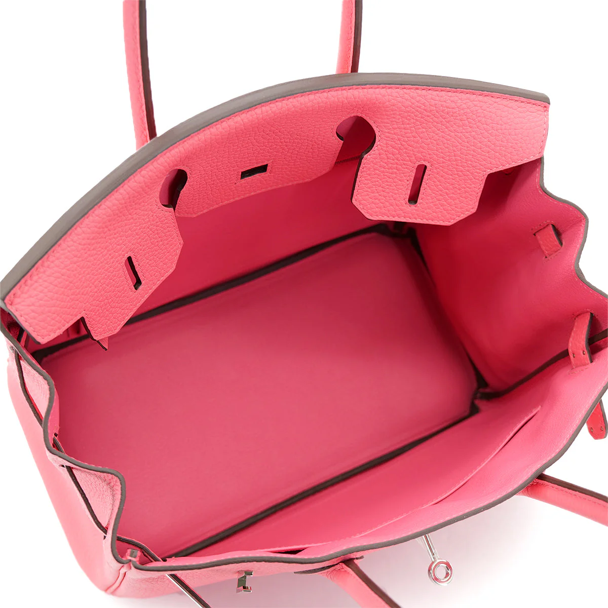 HERMES BIRKIN 30 ROSE LIPSTICK TAURILLON CLEMENCE HAND BAG Y SHW 90302929 - PURPOSE