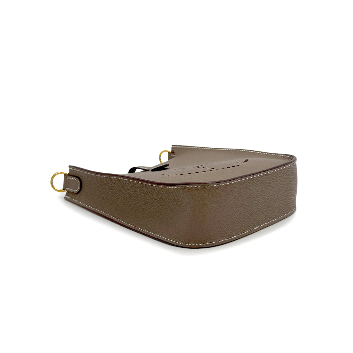 HERMES EVELYNE SELLIER TPM ETOUPE VEAU EPSOM SHOULDER BAG W 90306848