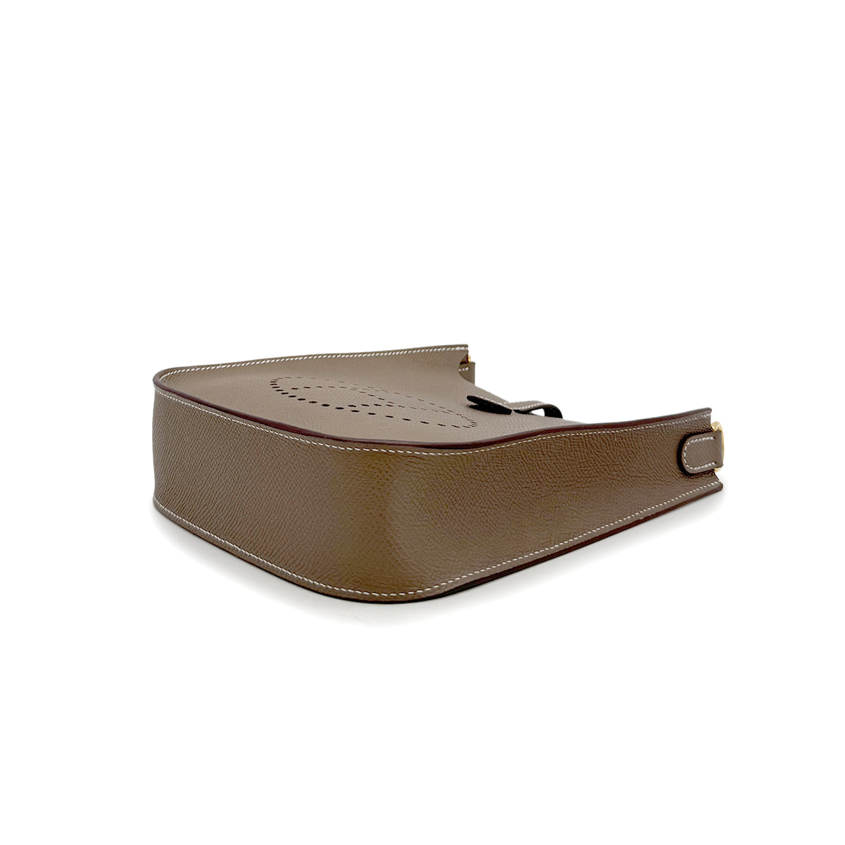 HERMES EVELYNE SELLIER TPM ETOUPE VEAU EPSOM SHOULDER BAG W 90306848