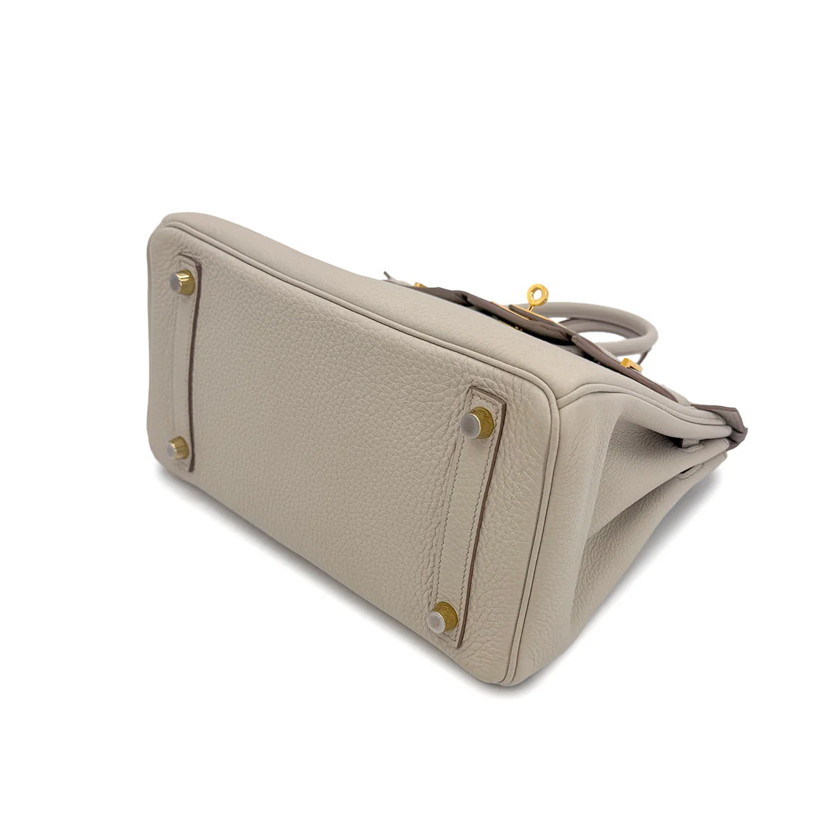 HERMES BIRKIN 25 BETON TOGO HAND BAG U GHW 90309136