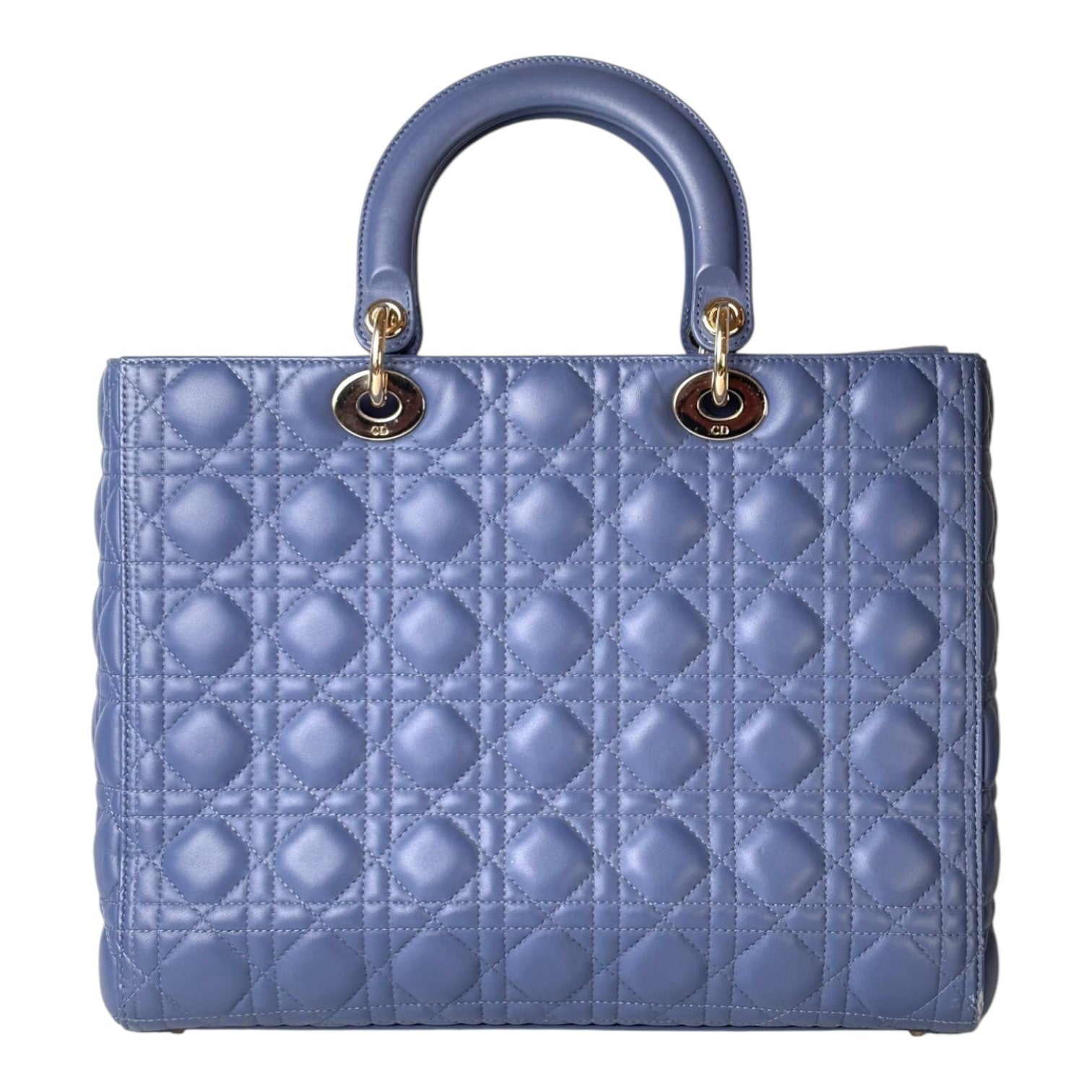 Dior Lady Dior Large Blue Bag