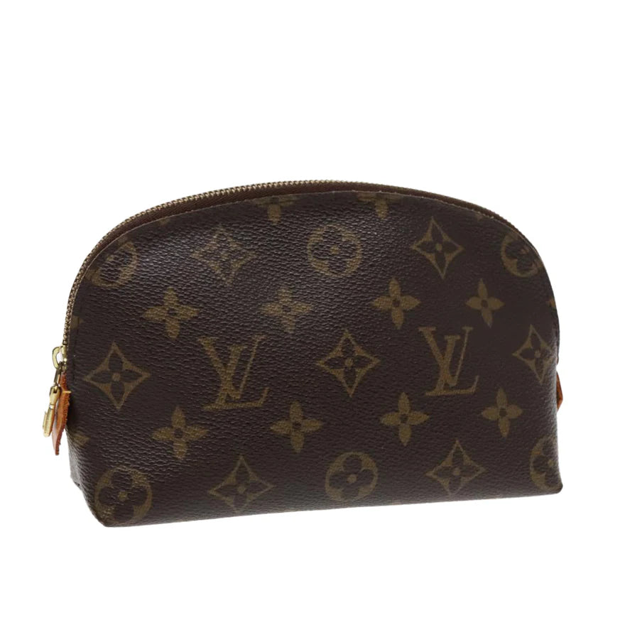 LOUIS VUITTON Monogram Pochette Cosmetic PM Cosmetic Pouch M47515 LV Auth 95522