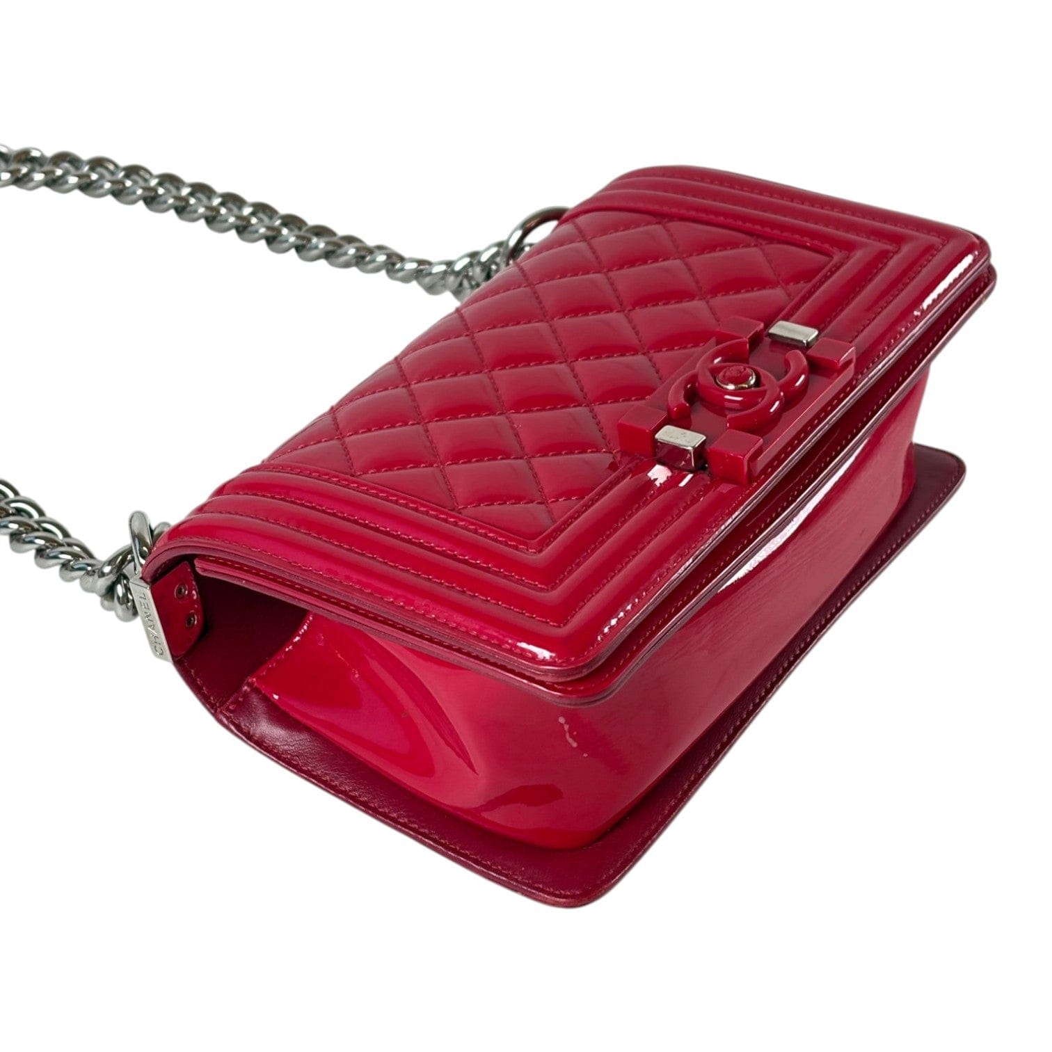 Chanel Leboy Patent Red Small Bag