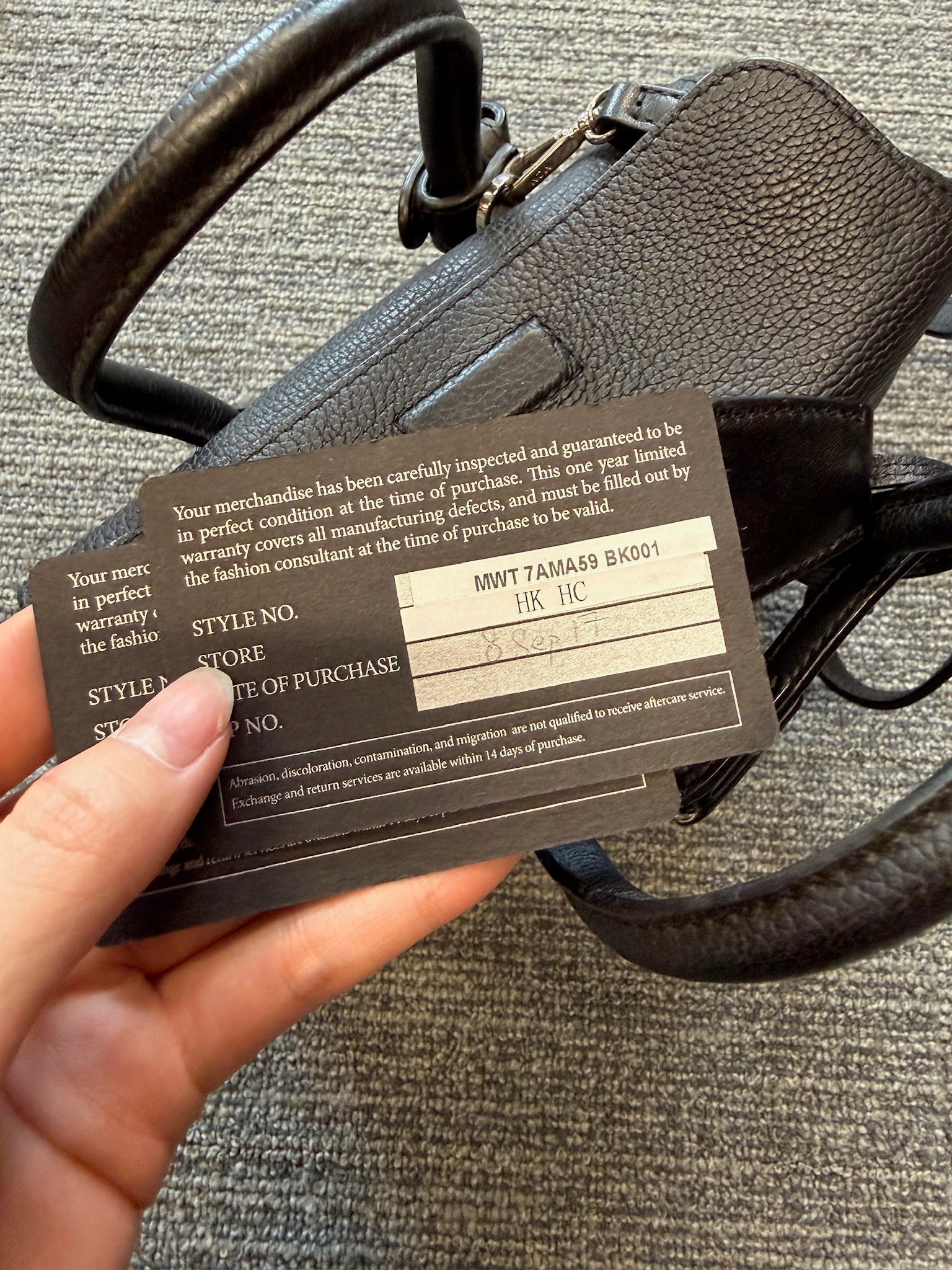 MCM Mini Leather Tote Bag