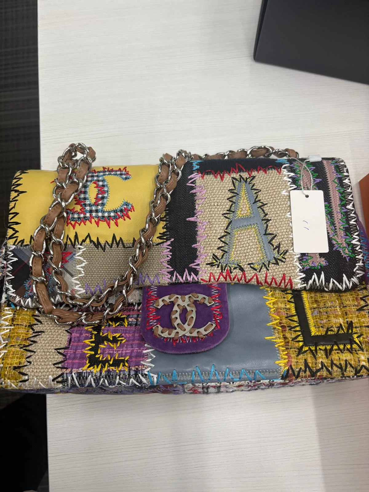 CHANEL Multicolor Canvas  Shoulder Bag 14429250 BK11