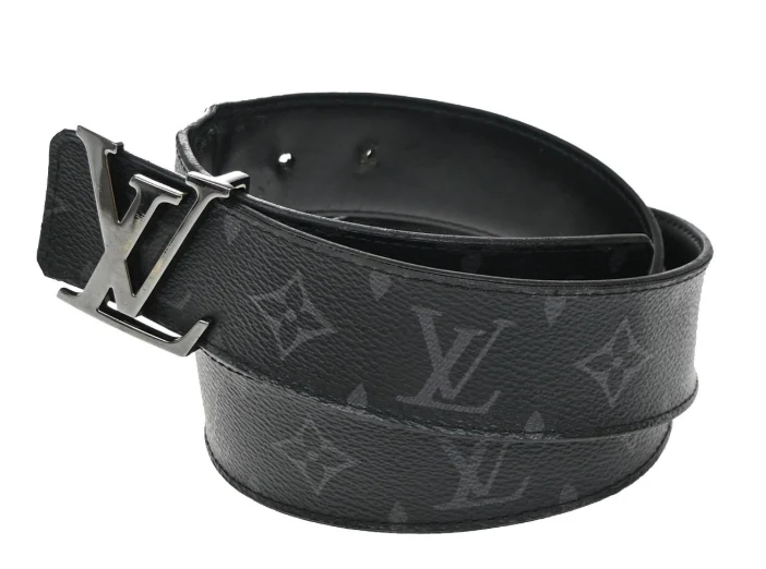 LOUIS VUITTON LV Initials Belt 40 mm 110/44 Monogram Eclispe Black M9043 60EG141 d6ee1xuf5j