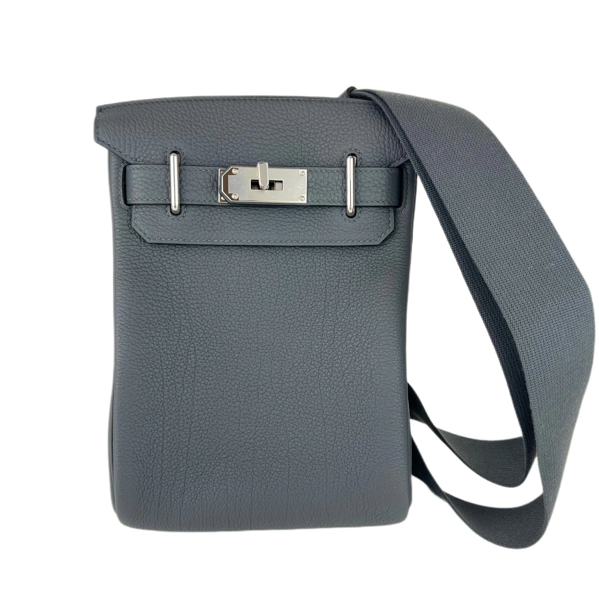 Hermes Hac a dos PM Gris Misty Togo PHW #W SKCB-109810