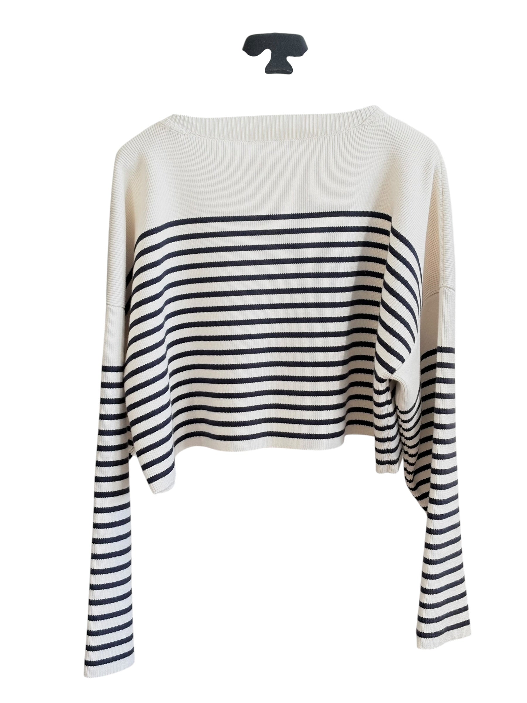 Celine Striped Cotton Jumper #S