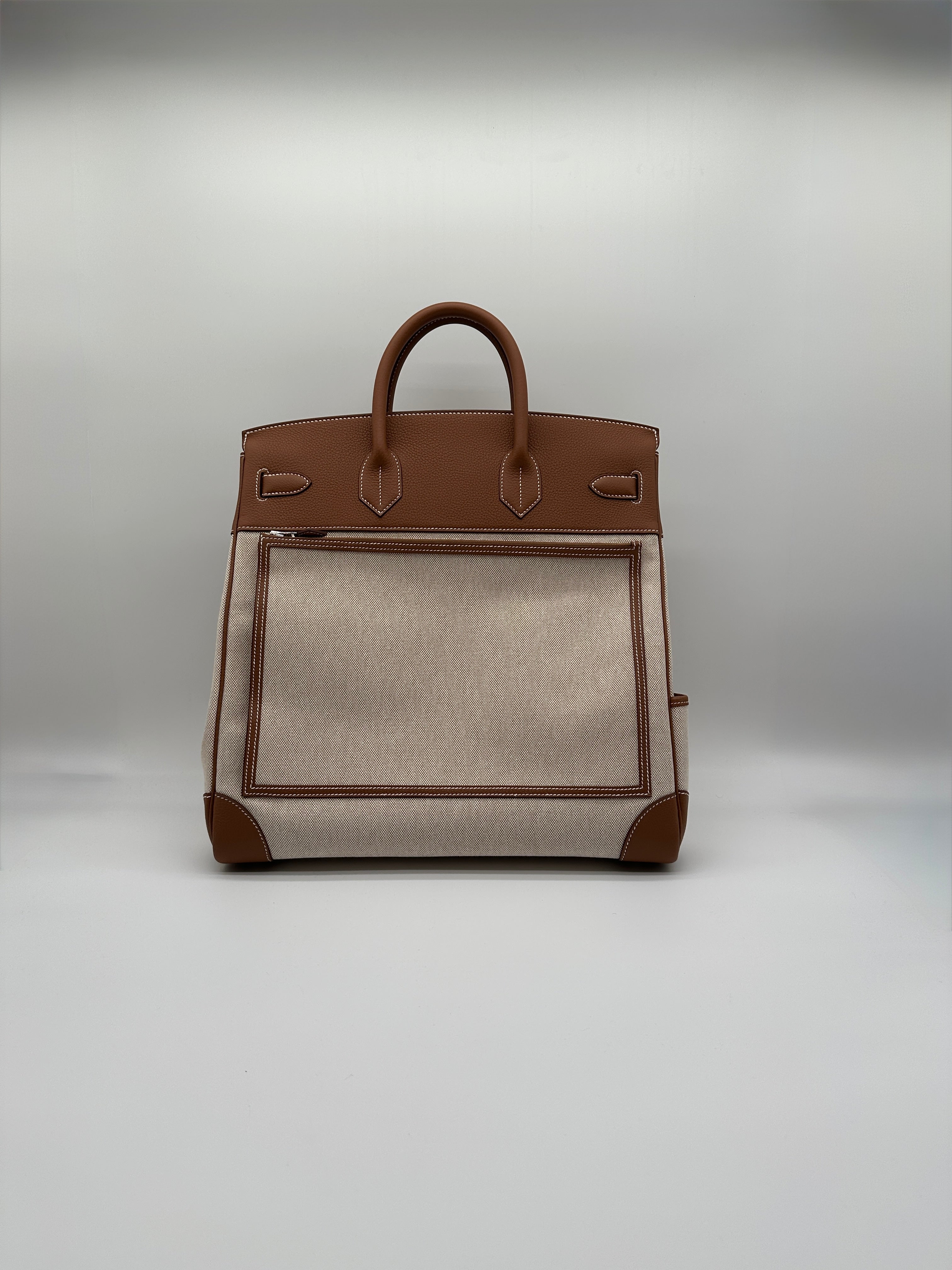 Haut a Courroies 40 Cargo Gold Togo and Toile Palladium Hardware