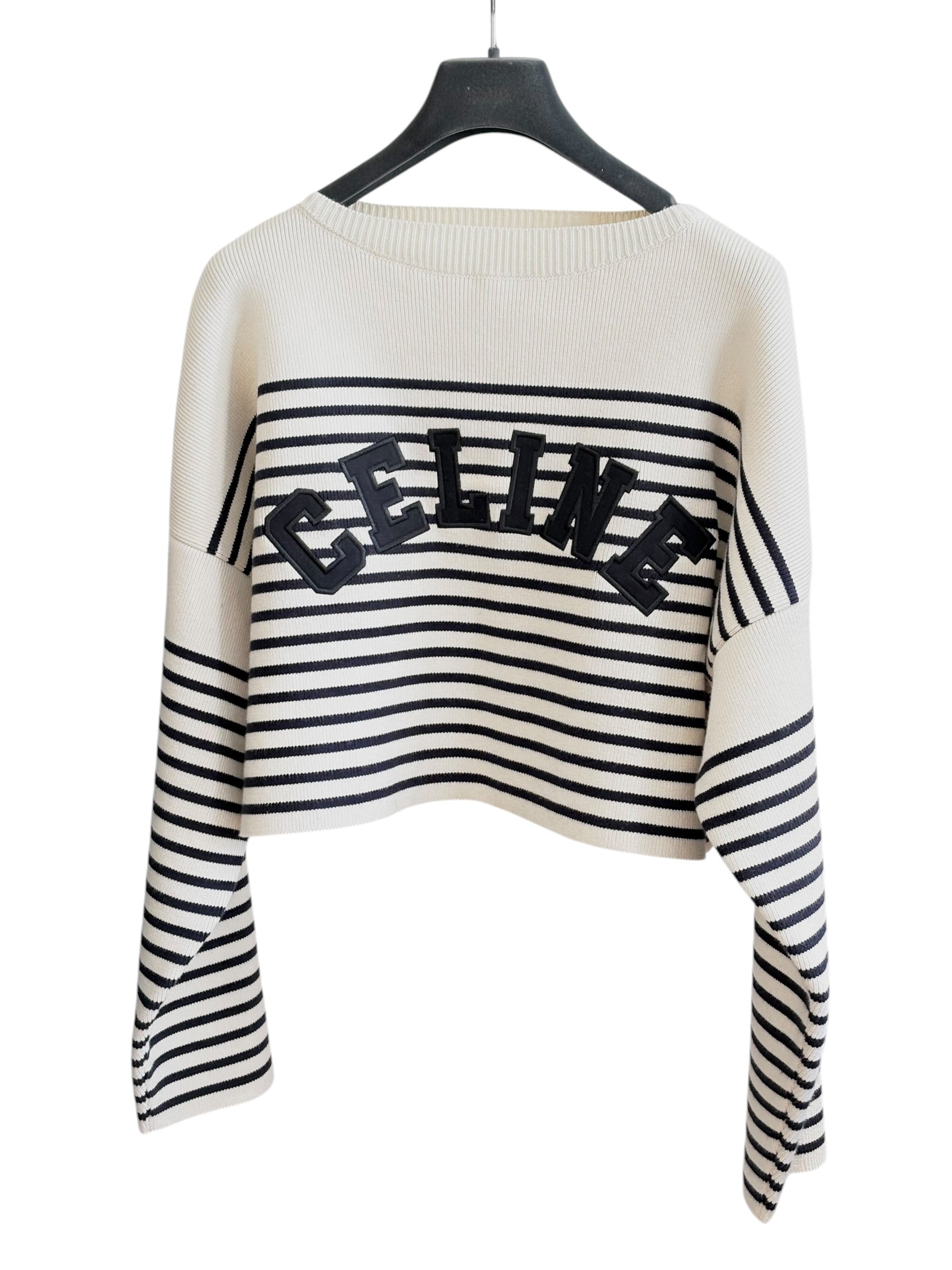 Celine Striped Cotton Jumper #S