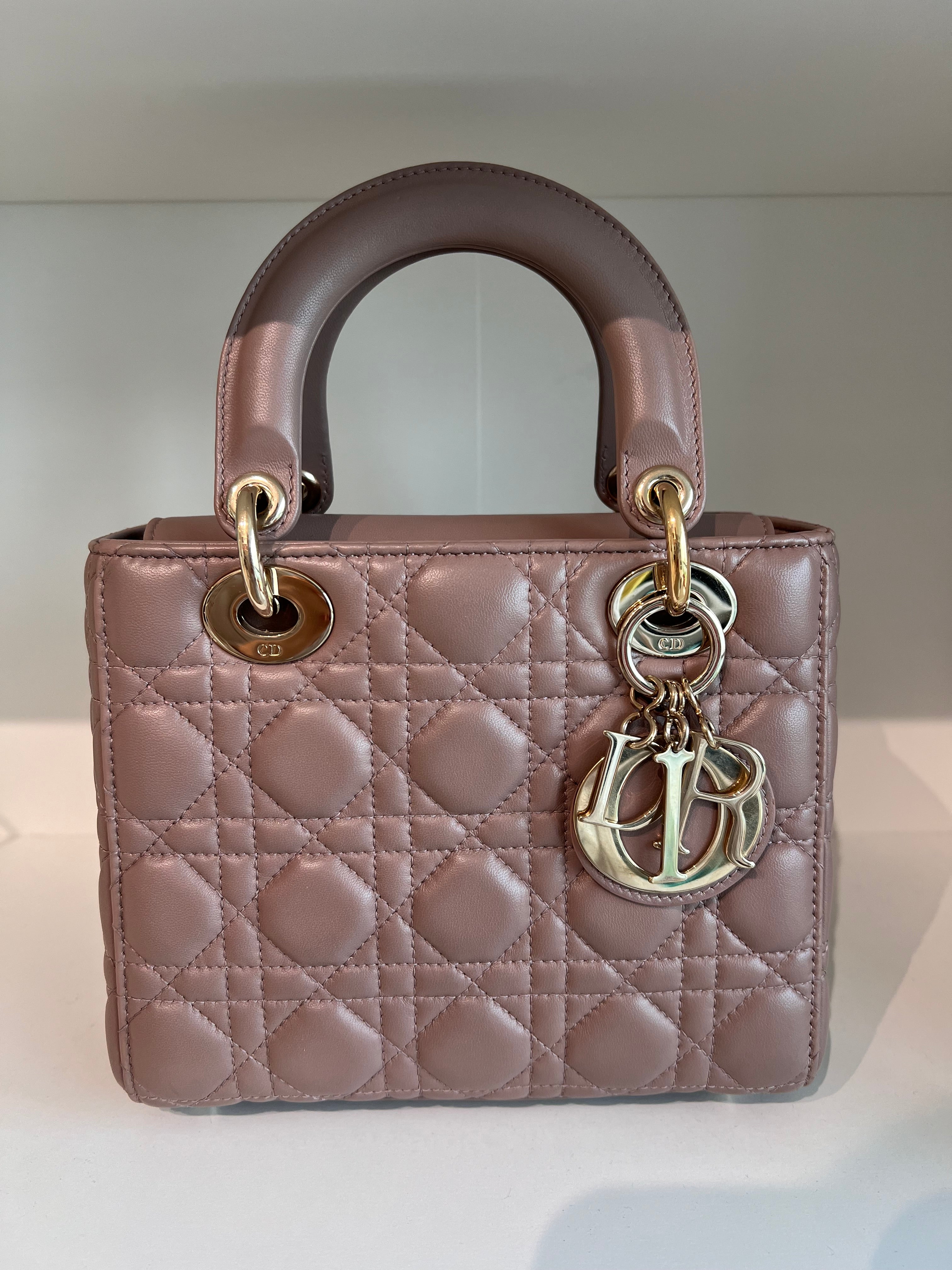 Lady Dior Small Nude Beige Lambskin GHW SYCM269