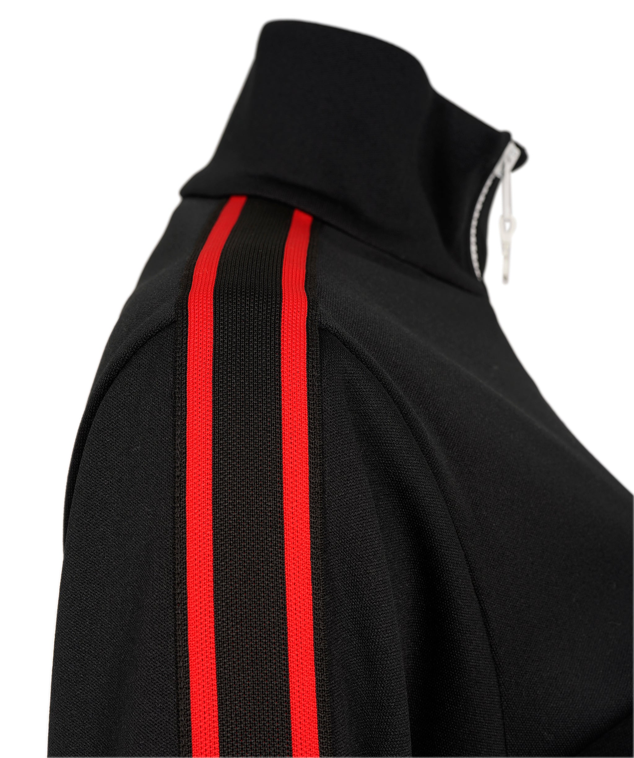 Celine Black Full Zip Top with Red embroidered stitching  ALC2008