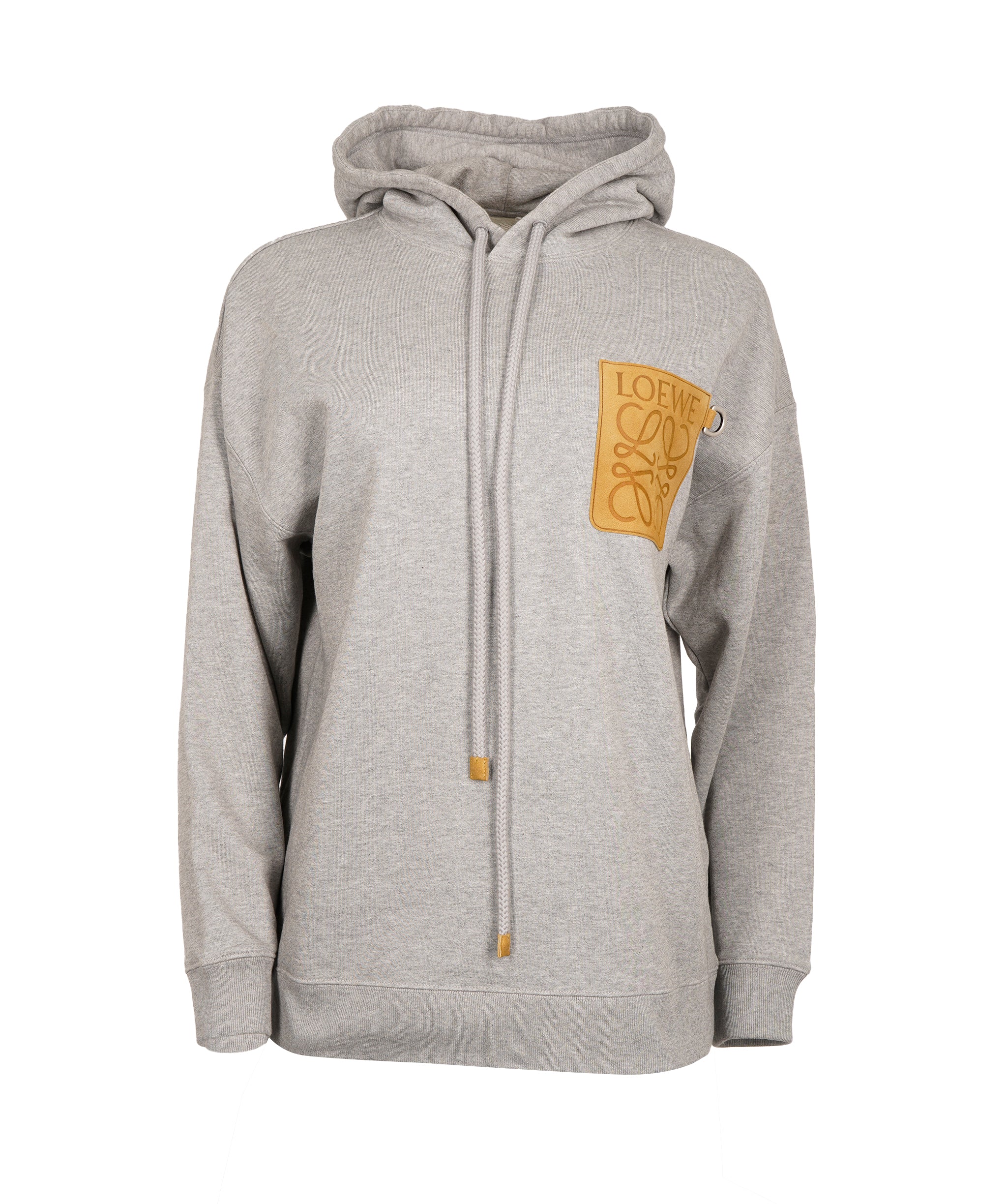 Loewe Grey Logo Patch Anagram Hoodie  ALC2011