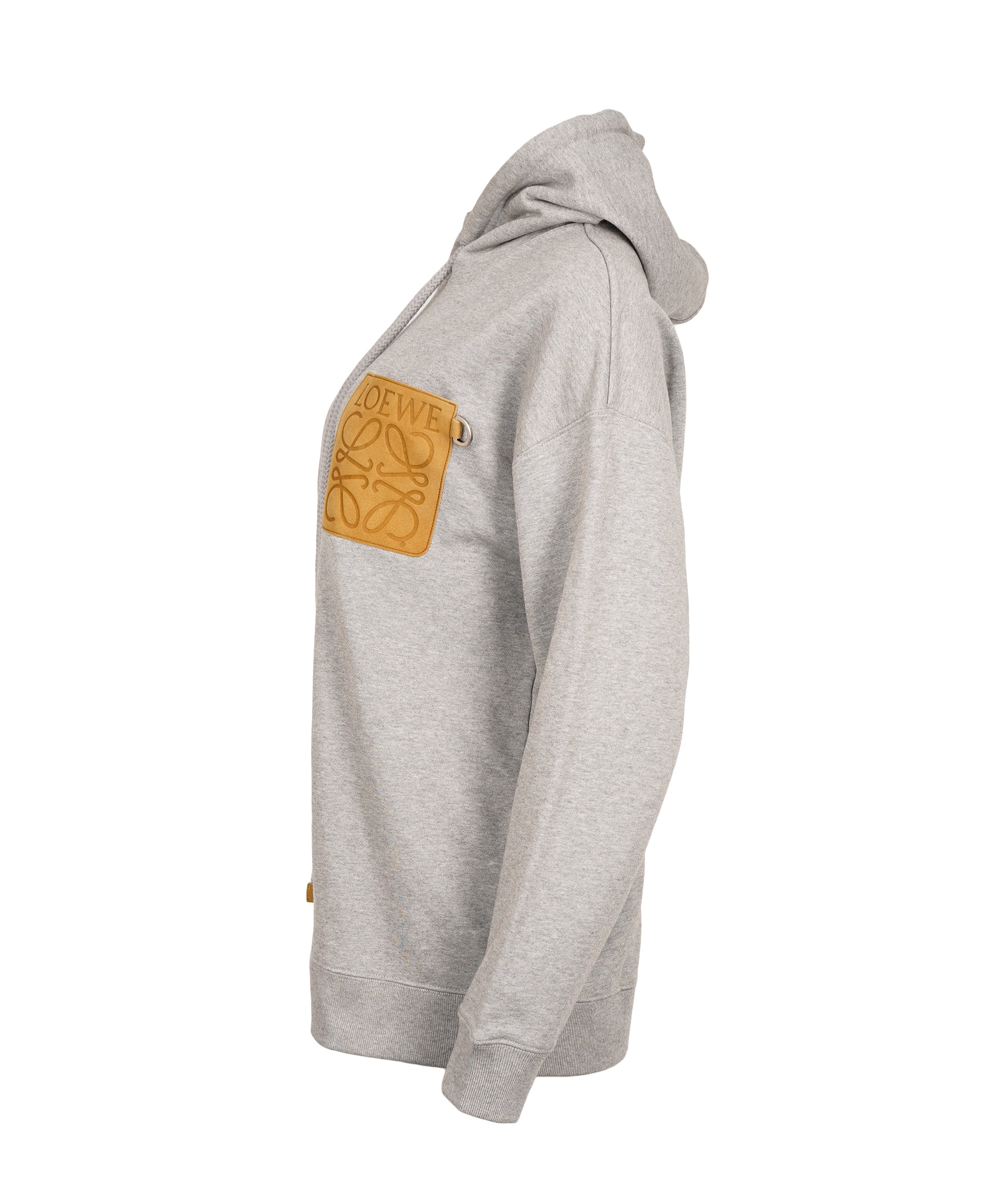 Loewe Grey Logo Patch Anagram Hoodie  ALC2011