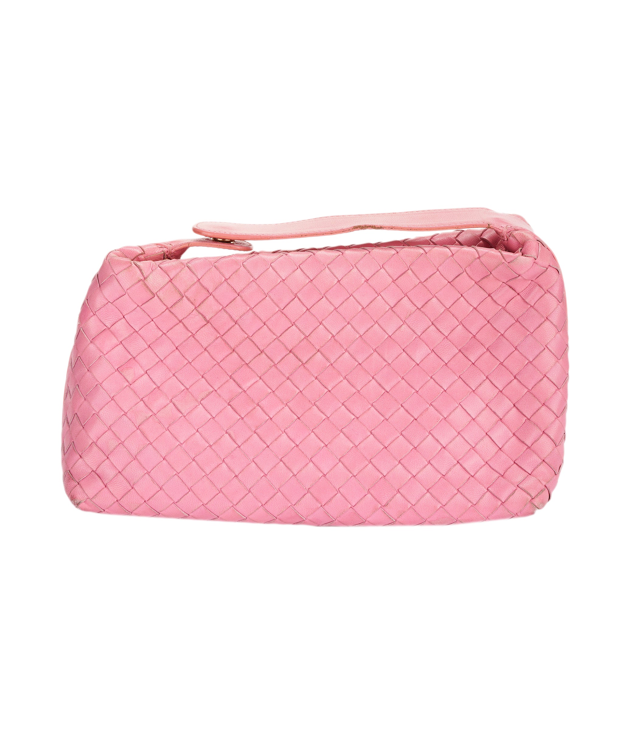 Bottega pink intrecciato pochette bag  - AJC0845