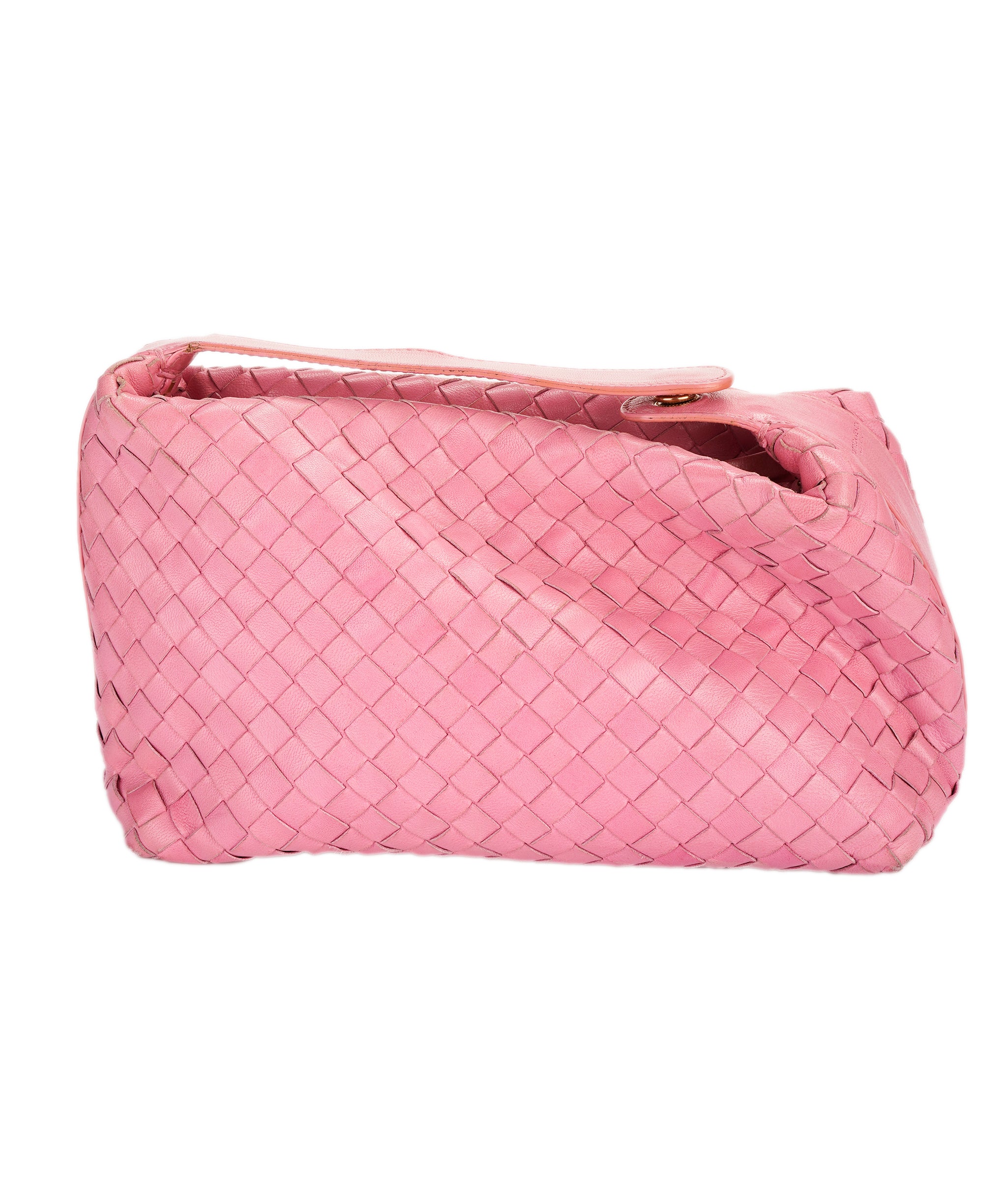 Bottega pink intrecciato pochette bag  - AJC0845