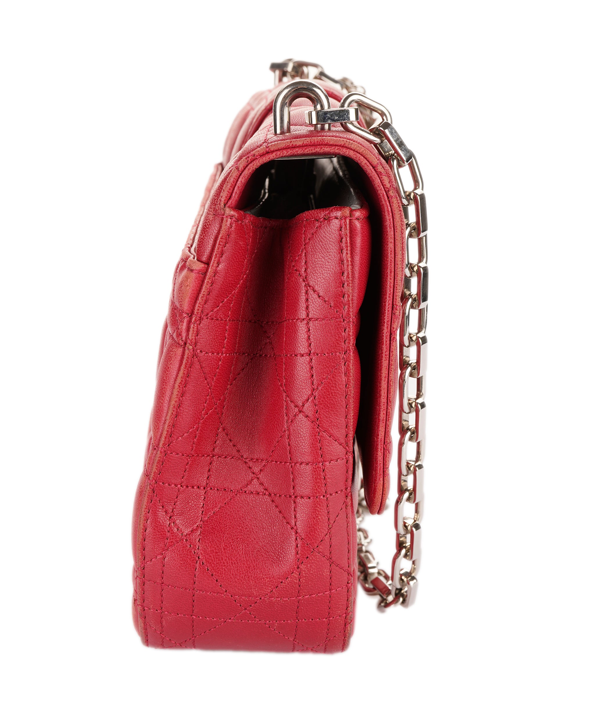 Dior miss dior rasberry pink handbag with SHW - AJC0848