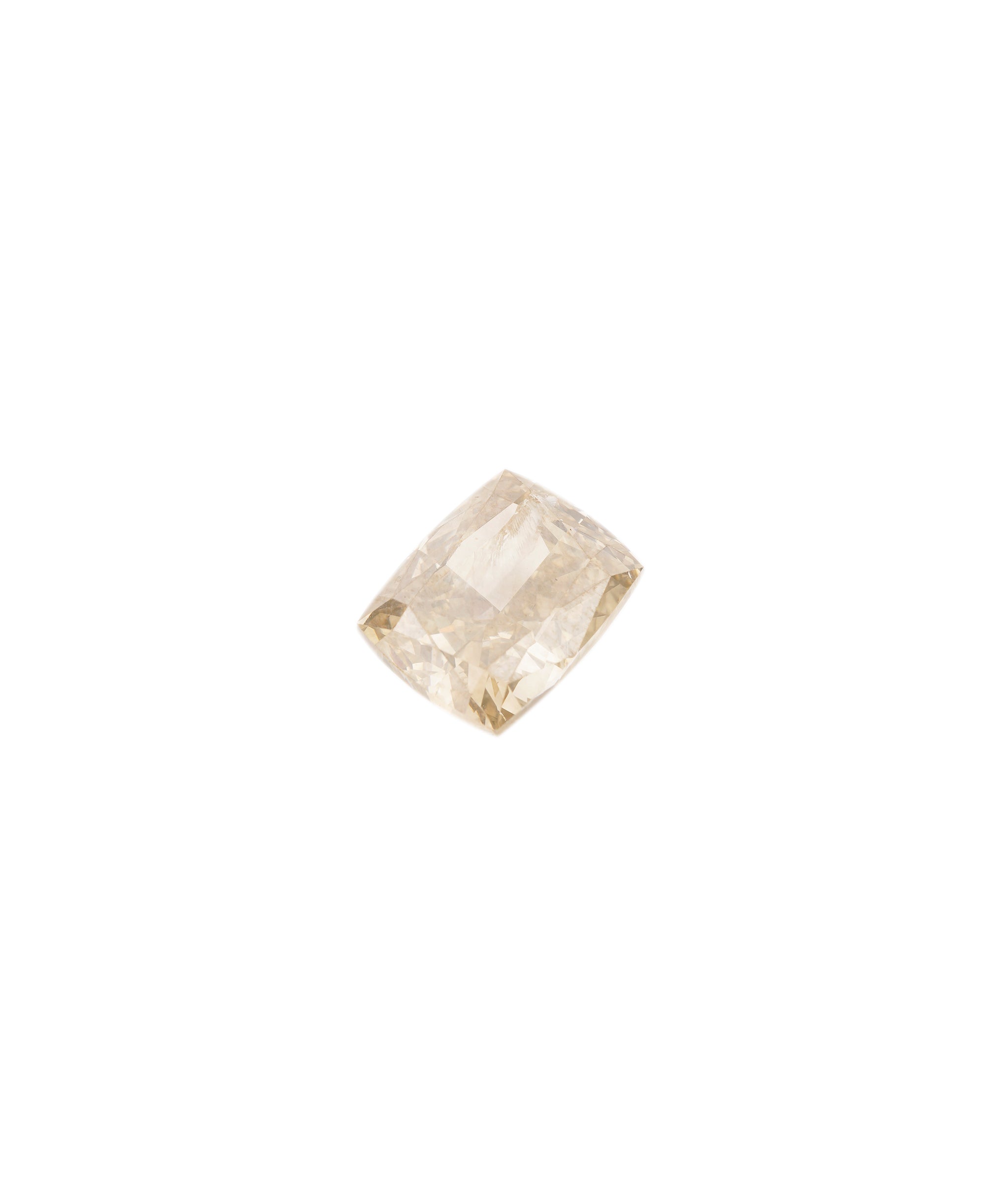 5.34 CT FIZZY CHAMPAGNE RADIANT SHAPE DIAMOND ANC-S38-11