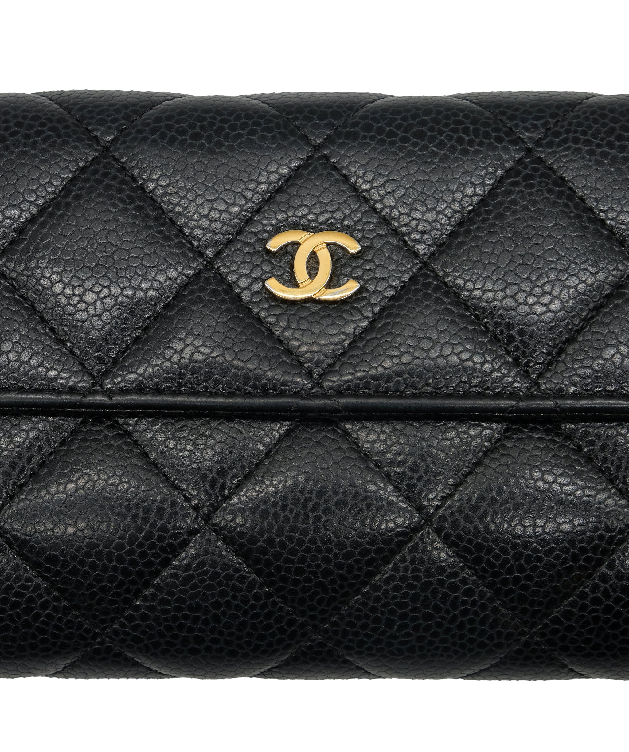 Chanel Matelasse Caviar Navy Long Wallet  yk12519 DXBS0330