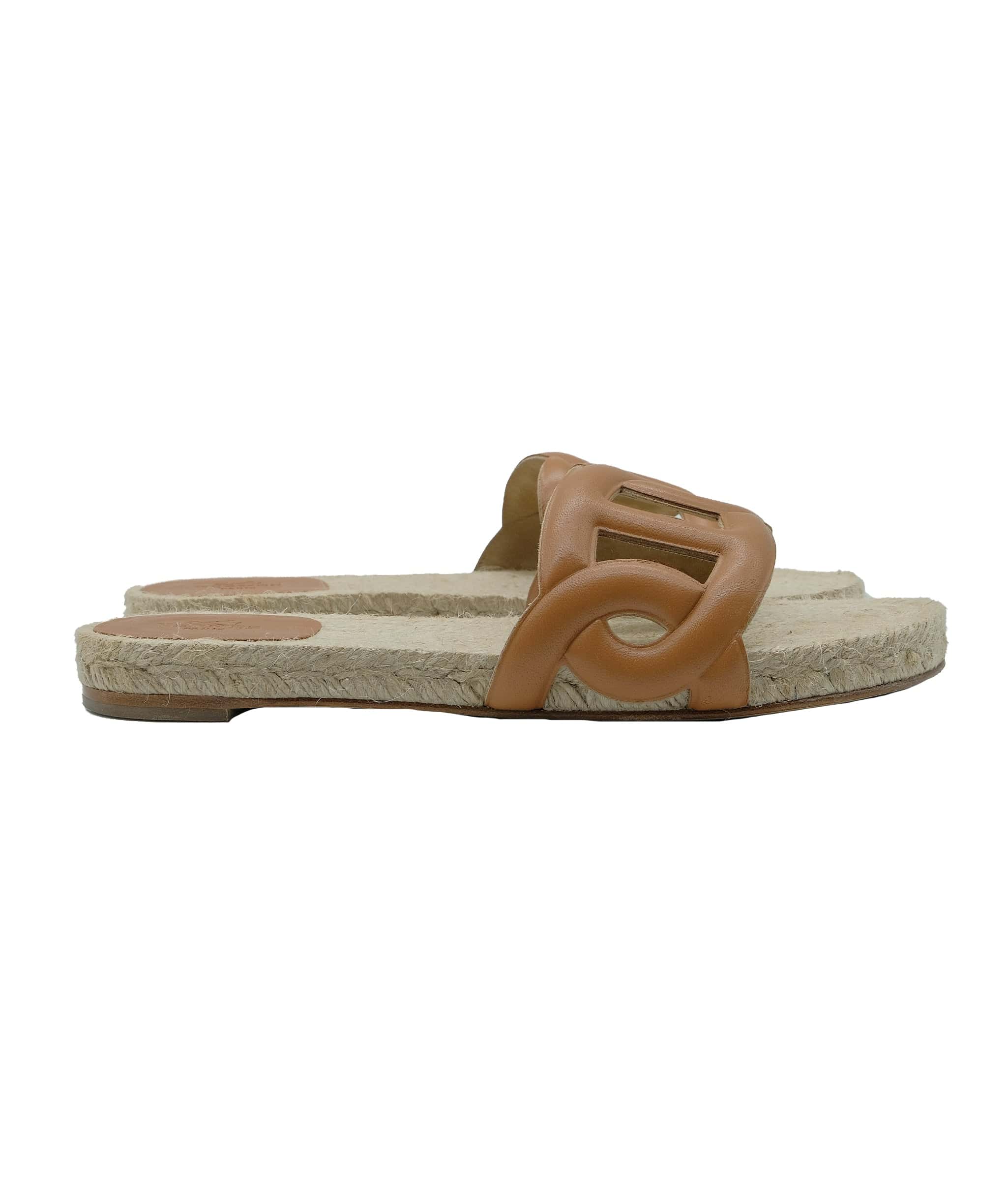 Hermès Hermes Espedrilles Sandals  37 RJC2300