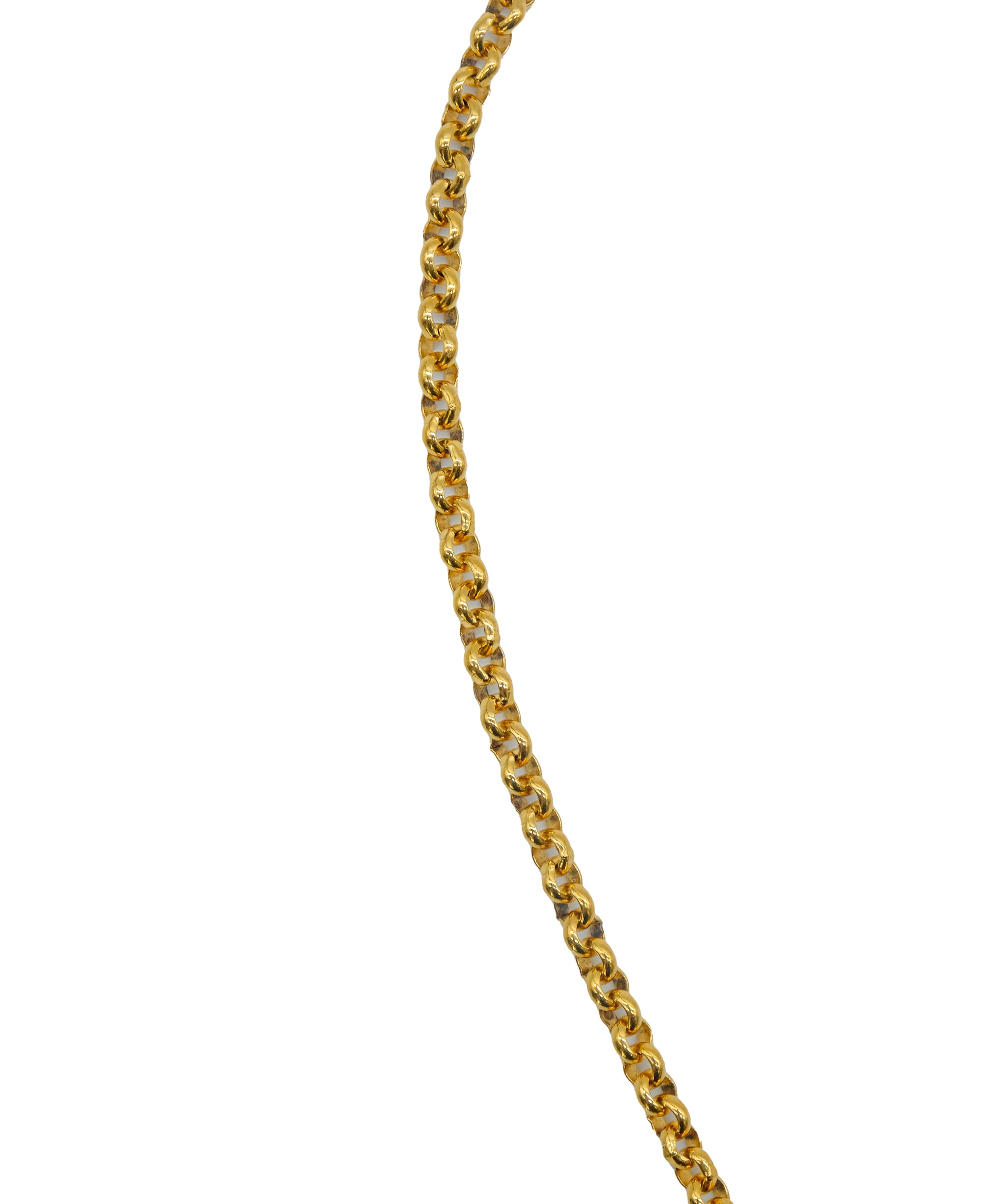 Chanel CC Turnlock Gold Necklace ASC5285