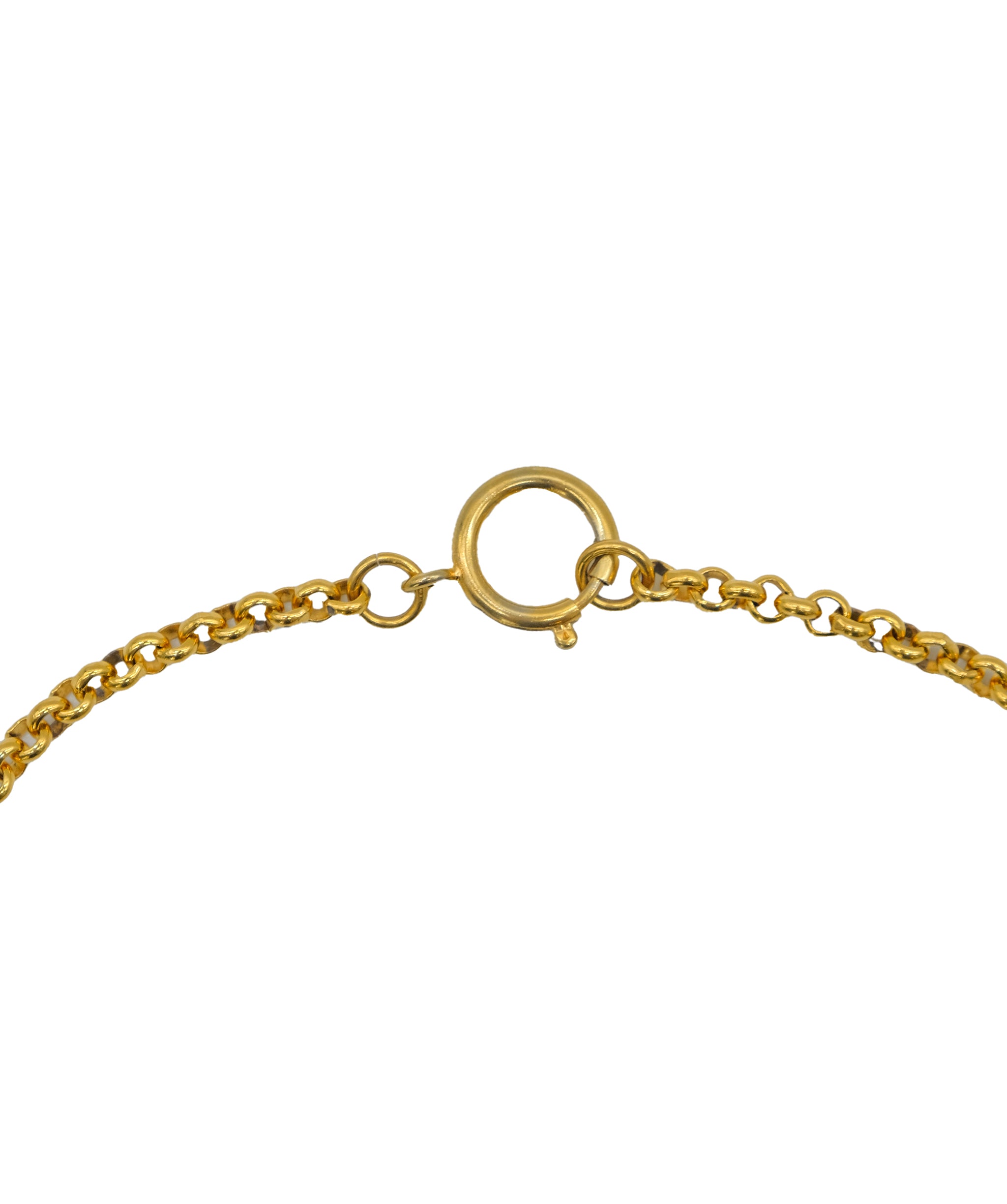 Chanel CC Turnlock Gold Necklace ASC5285