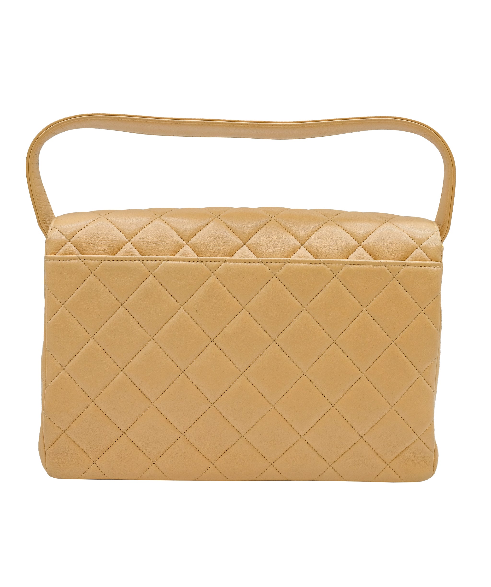 Chanel Beige Lambskin Medium Envelop Beige Lambskin ASC5266