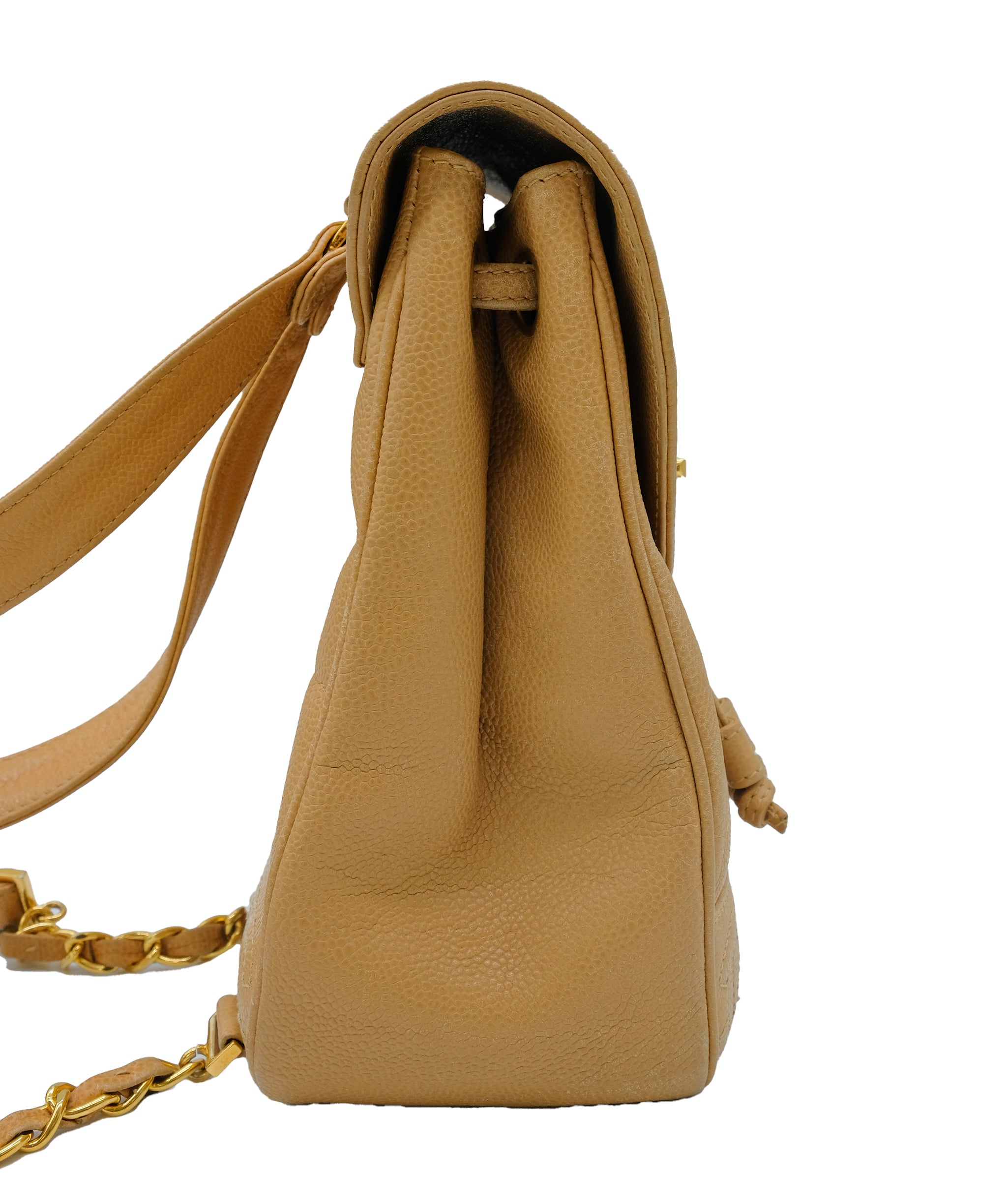 Chanel Beige Caviar Backpack GHW Beige Caviar ASC5263