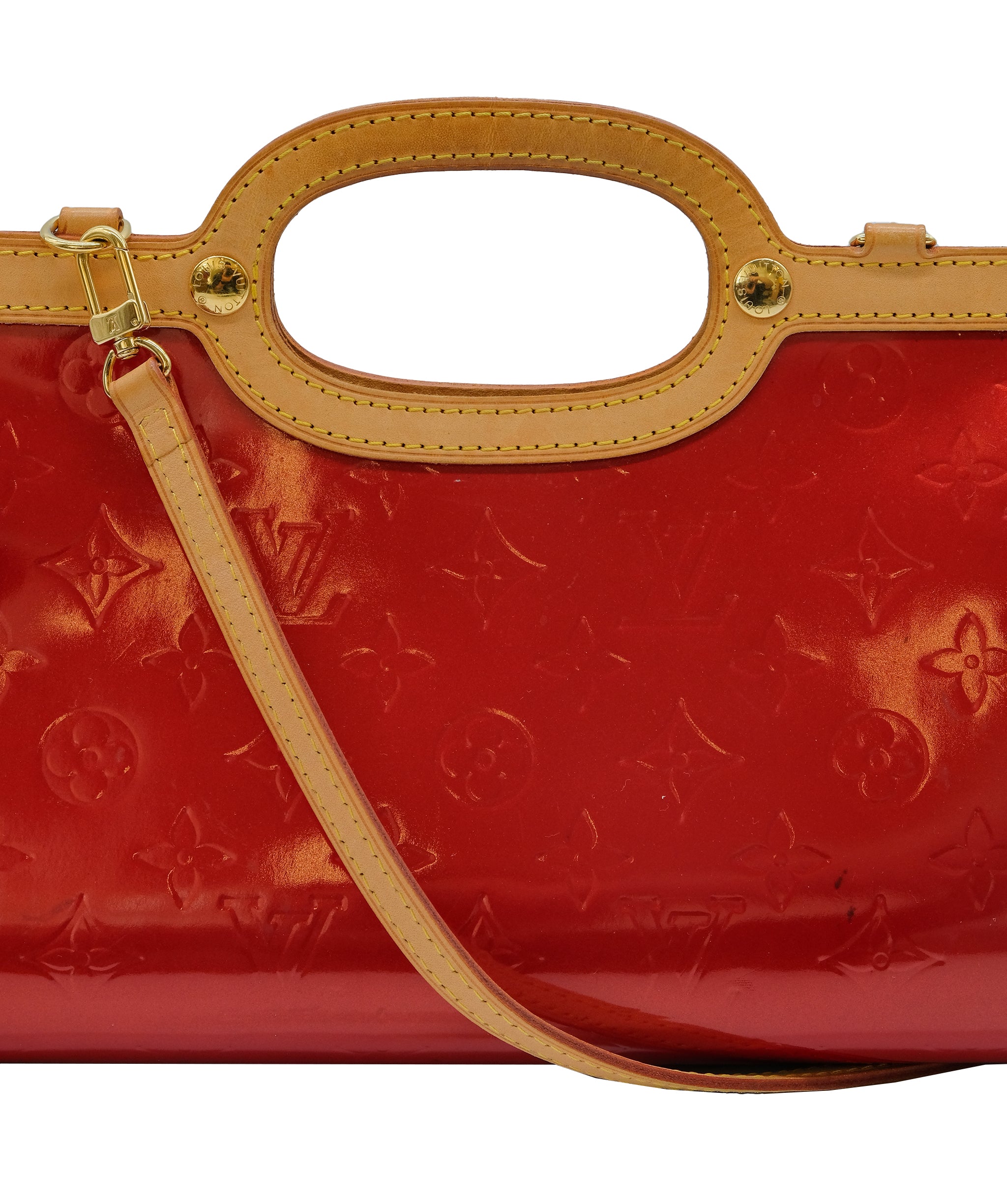 Louis Vuitton Roxbury Red Vernis Bag - ASC5338