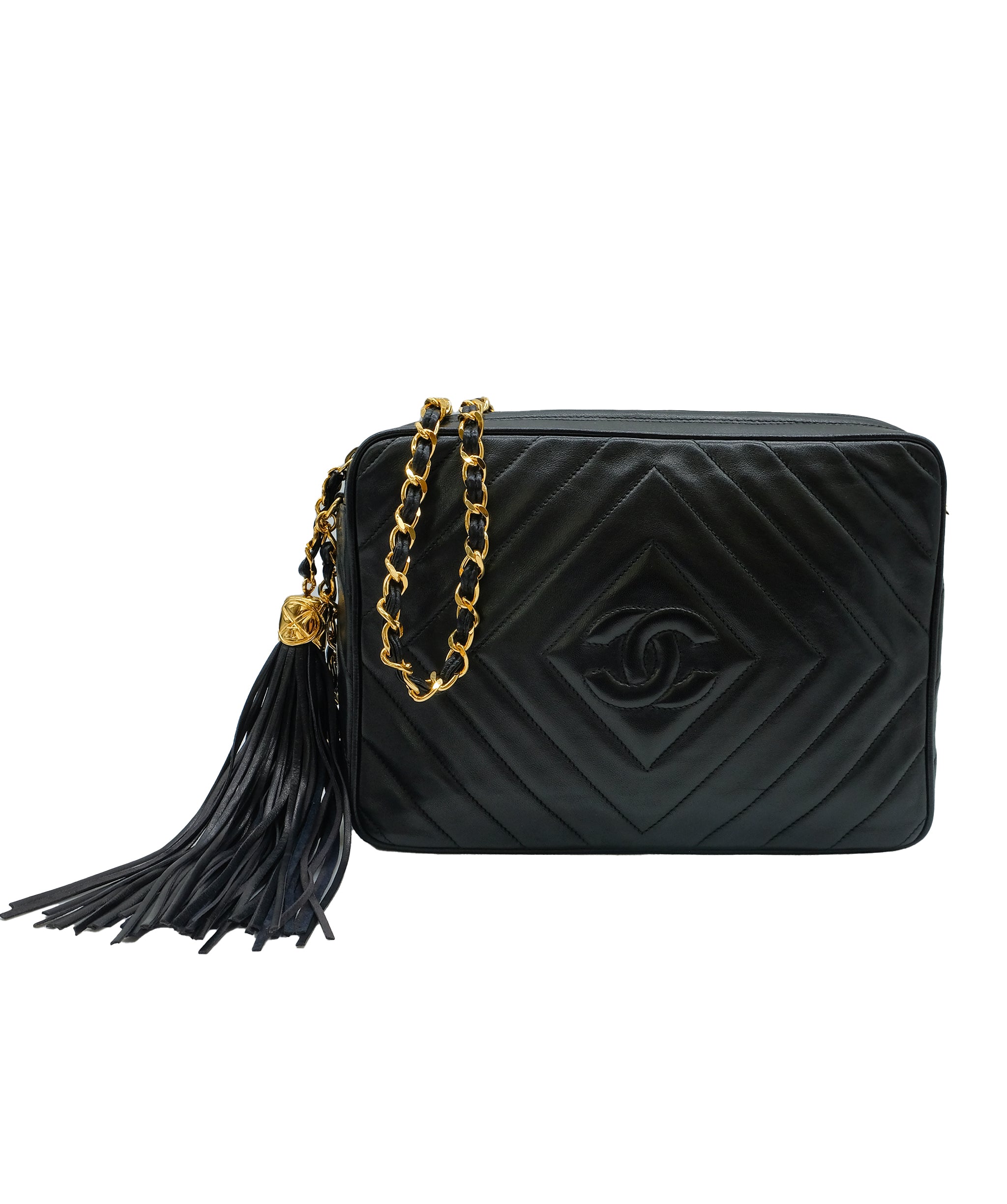 Chanel Diamond Stitch Black Lambskin ASC5290