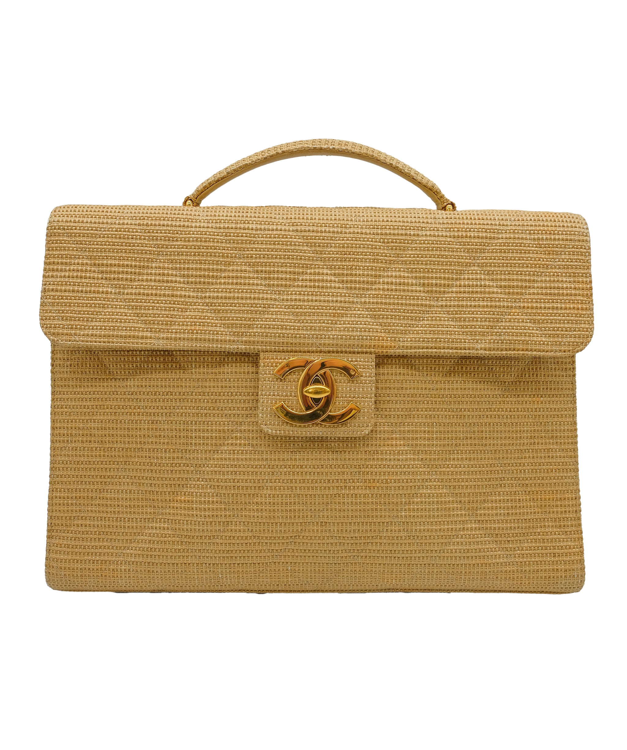 Chanel Business Bag Raffia ASC5283