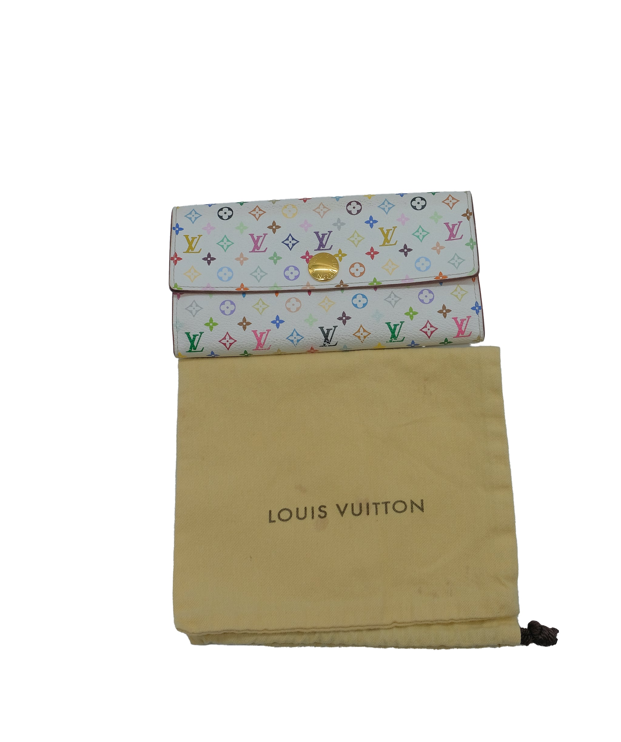 Louis Vuitton wallet sarah multi colour White RJC4084