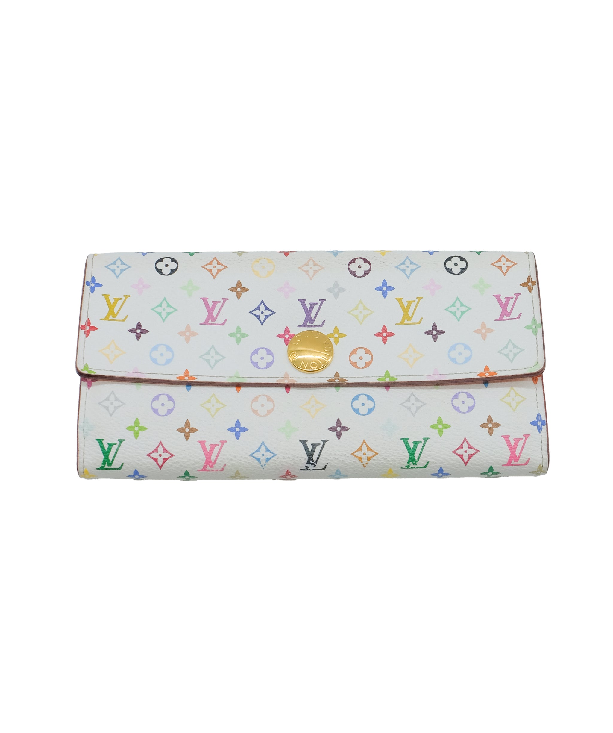 Louis Vuitton wallet sarah multi colour White RJC4084