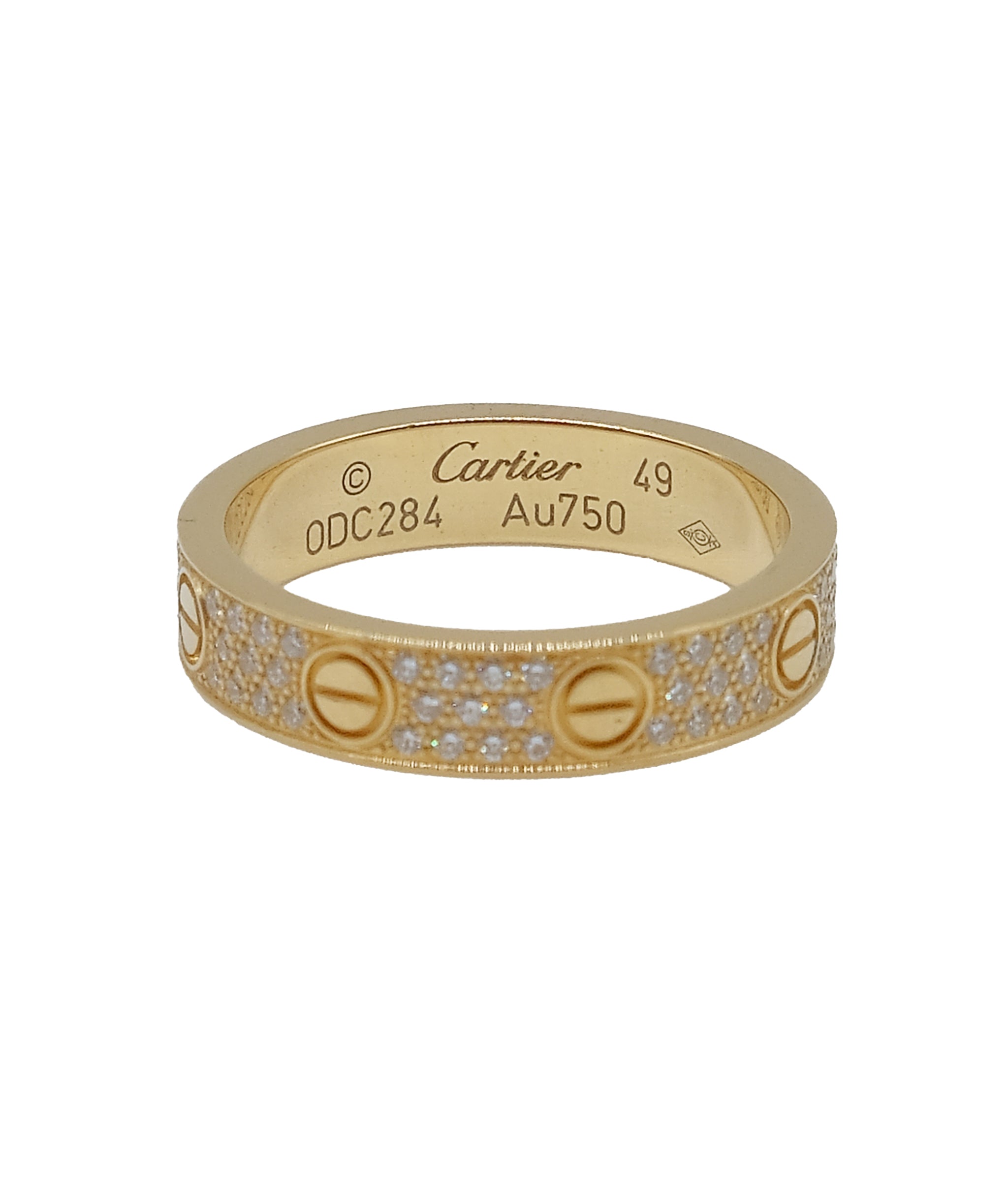 Cartier Diamond Love ring size 49 RJC3724