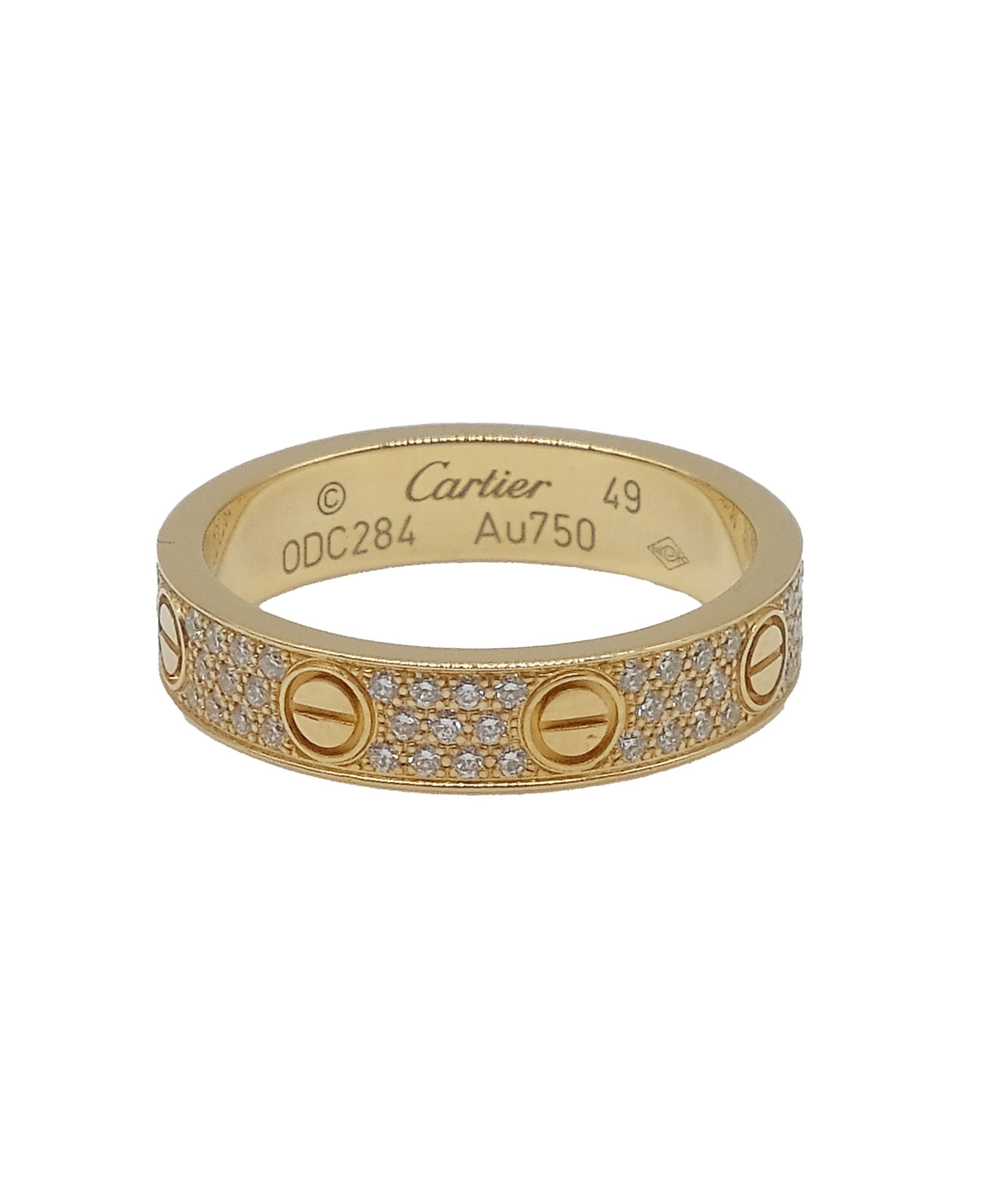 Cartier Diamond Love ring size 49 RJC3724