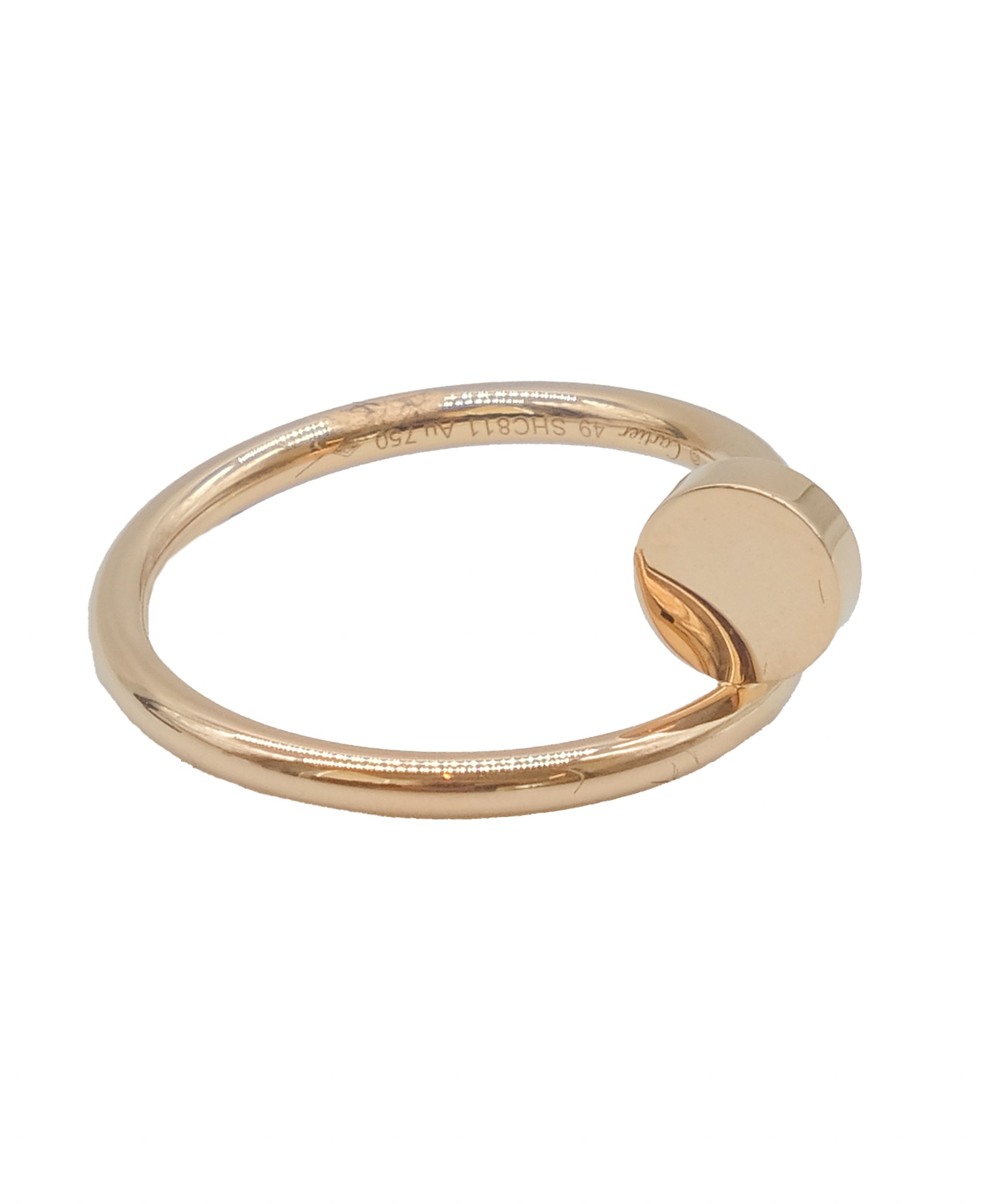 Cartier Just Un clou SM #49 Ring K18 PG	 DXBS0430