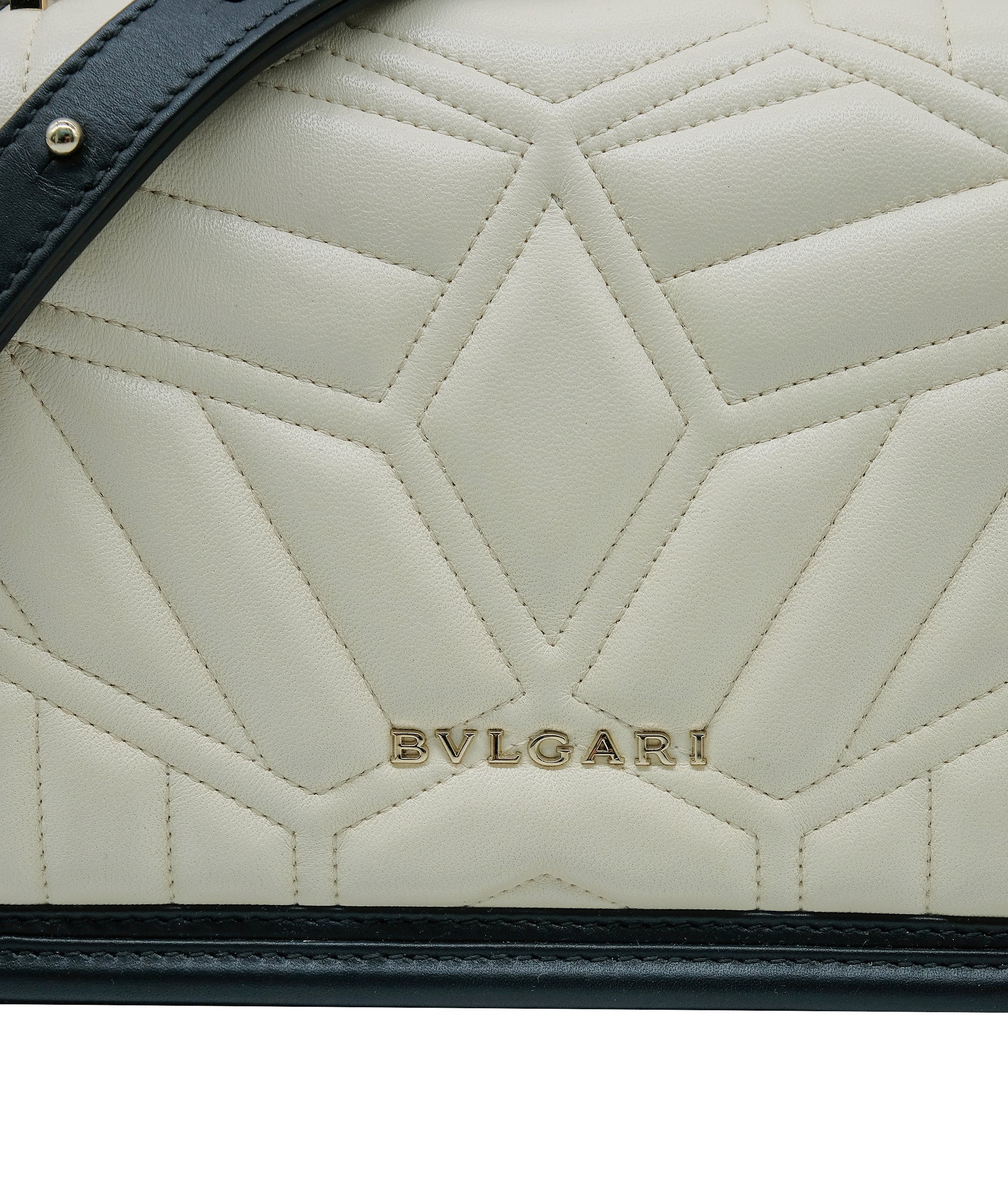 Bvlgari Serpenti Black/White Leather bag RJC3743