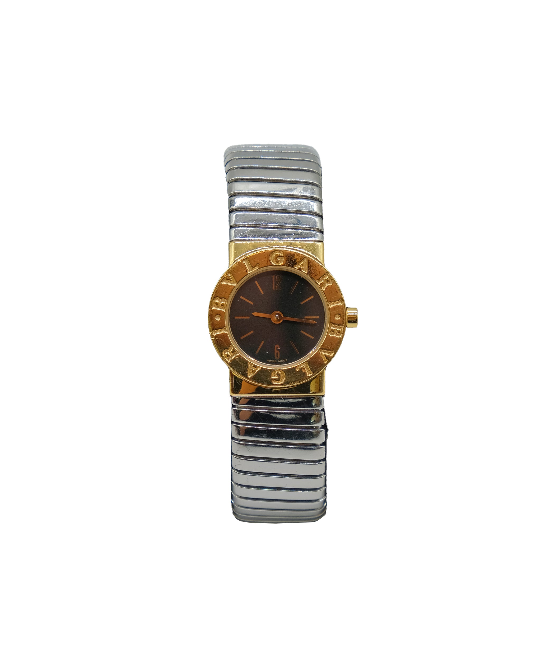 BVLGARI Bvlgari Tubogas Combi BB192T K18YG Quartz Watch DXBS0097