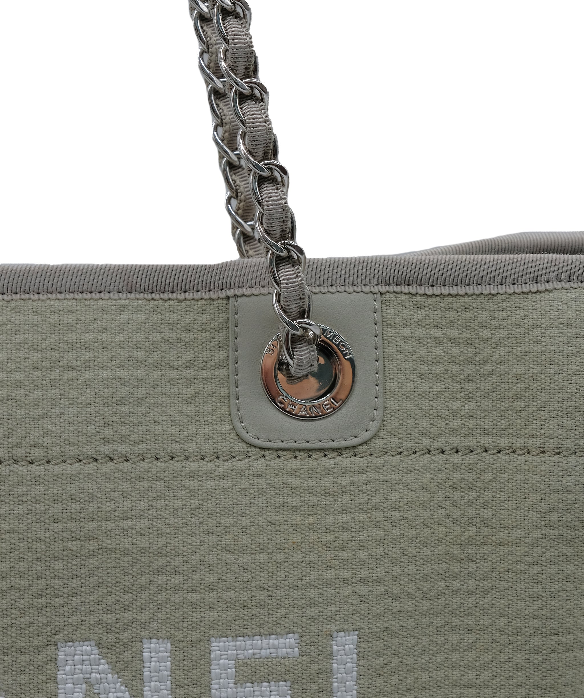 Chanel Deauville Beige Handbag DXBS0275