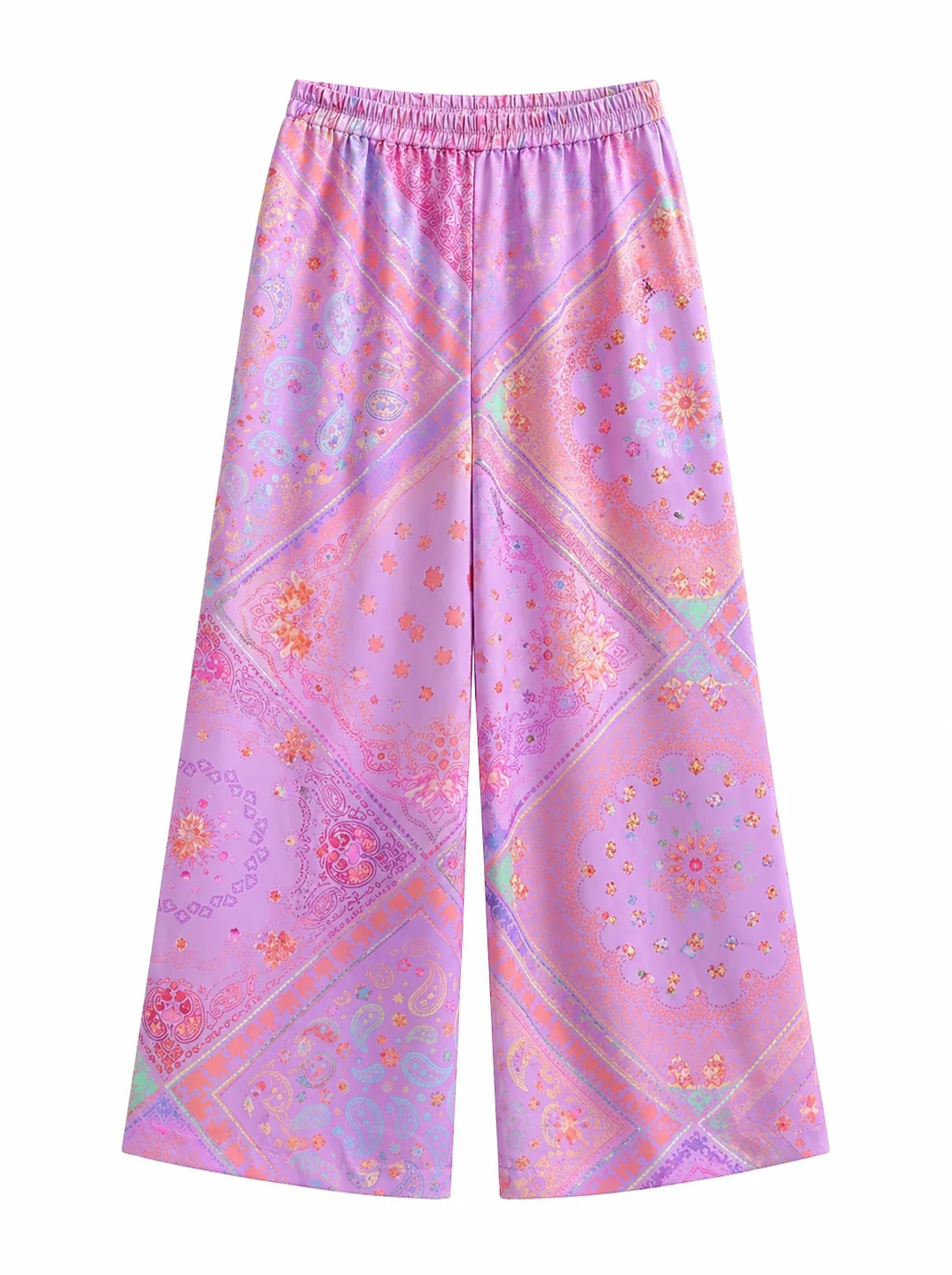 TROUSER BANDANA ELEPHANT PURPLE LUCKY CAT MCL11188