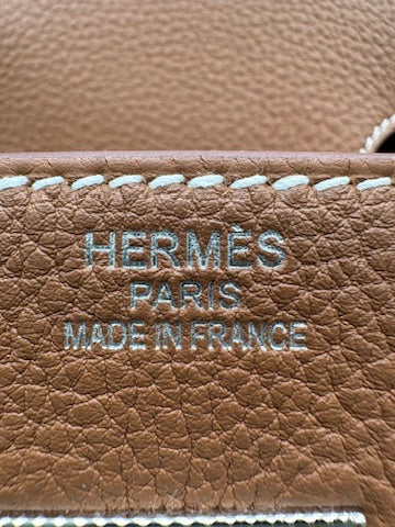 Haut a Courroies 40 Cargo Gold Togo and Toile Palladium Hardware