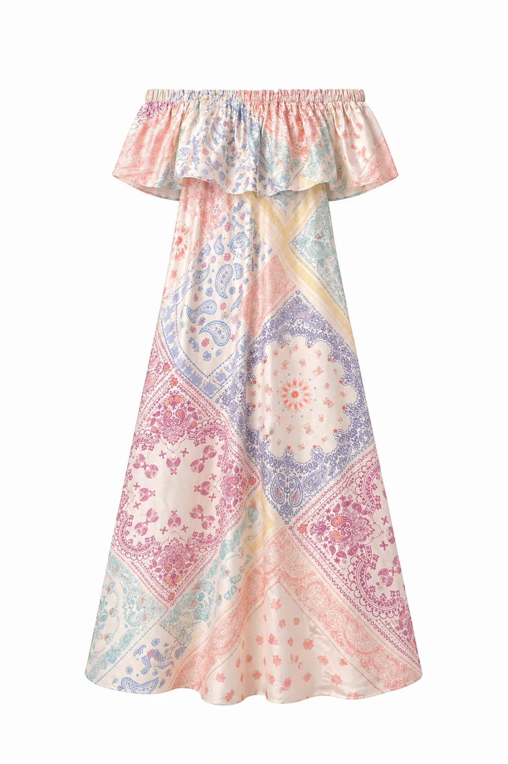 DRESS OCONNY BANDANA ELEPHANT LUCKY CAT OFF WHITE  MCL11198