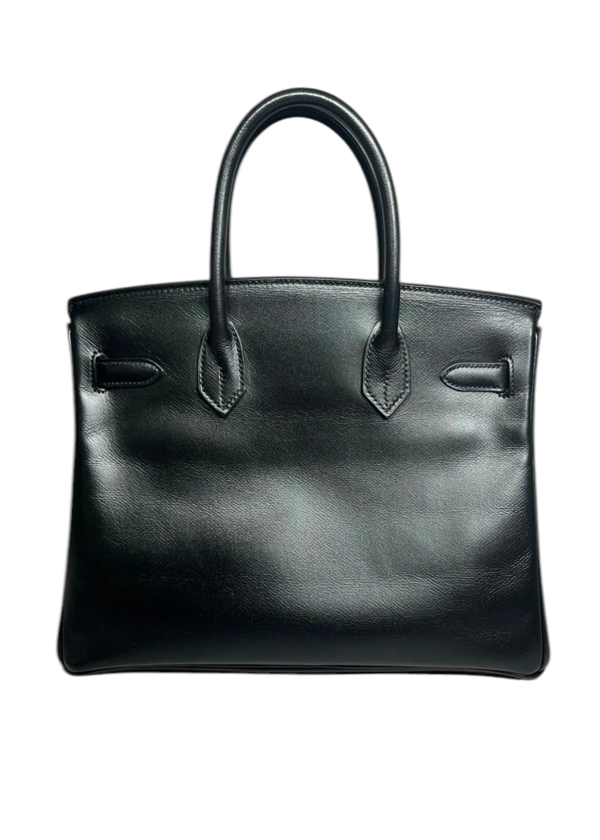 Hermes Vintage Birkin 30 Black Courchevel GHW #F #11301