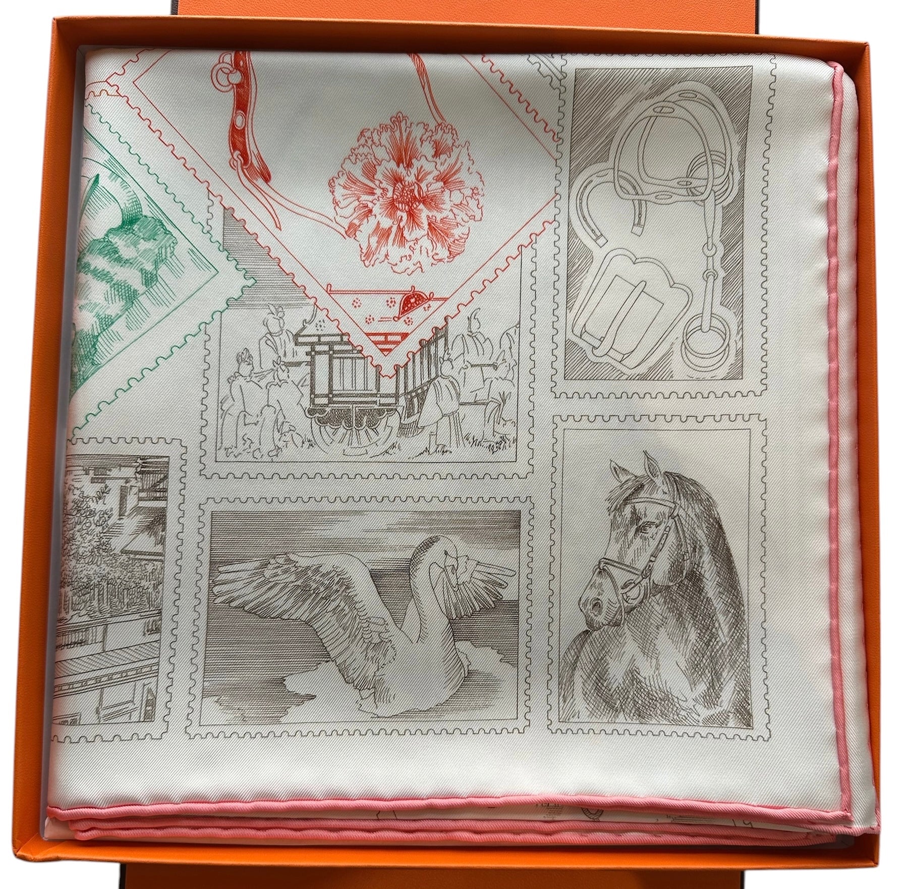 Hermes Silk Scarf 90cm - New in Box