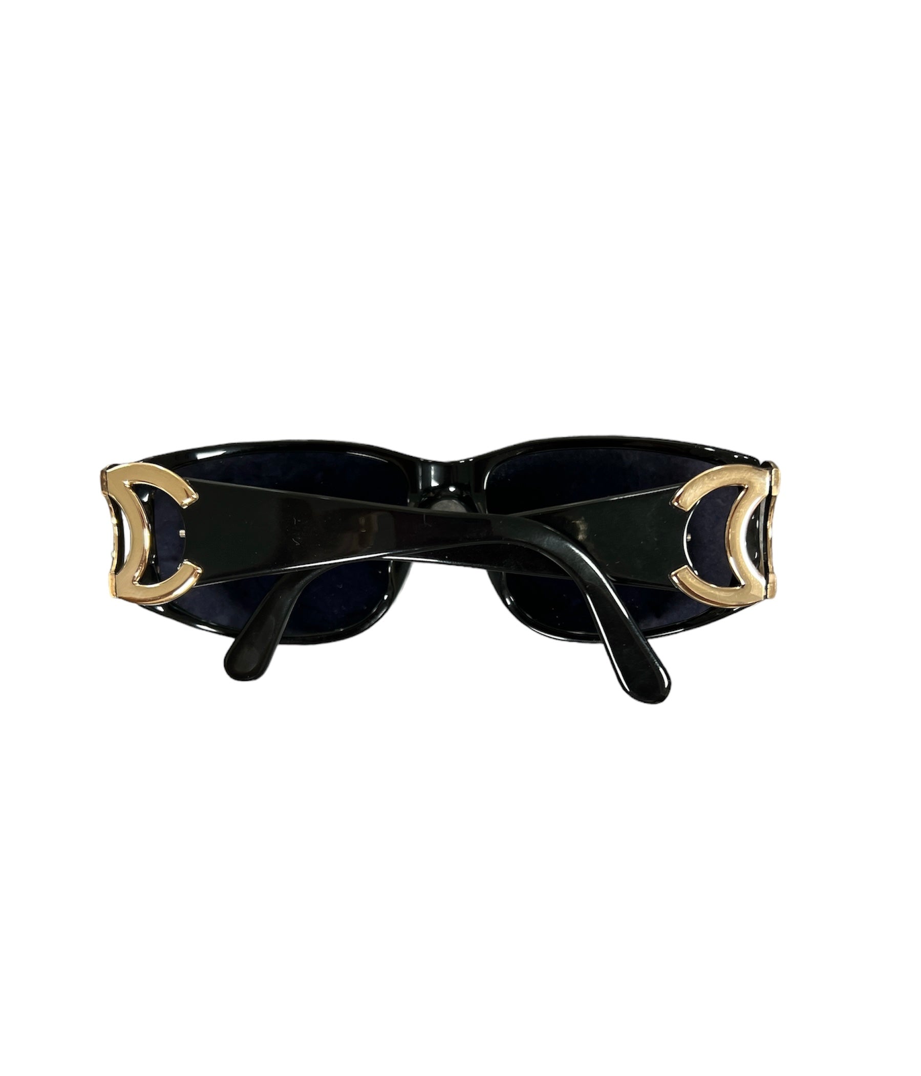 Chanel 90s Black Sunglasses CC - AJC0685