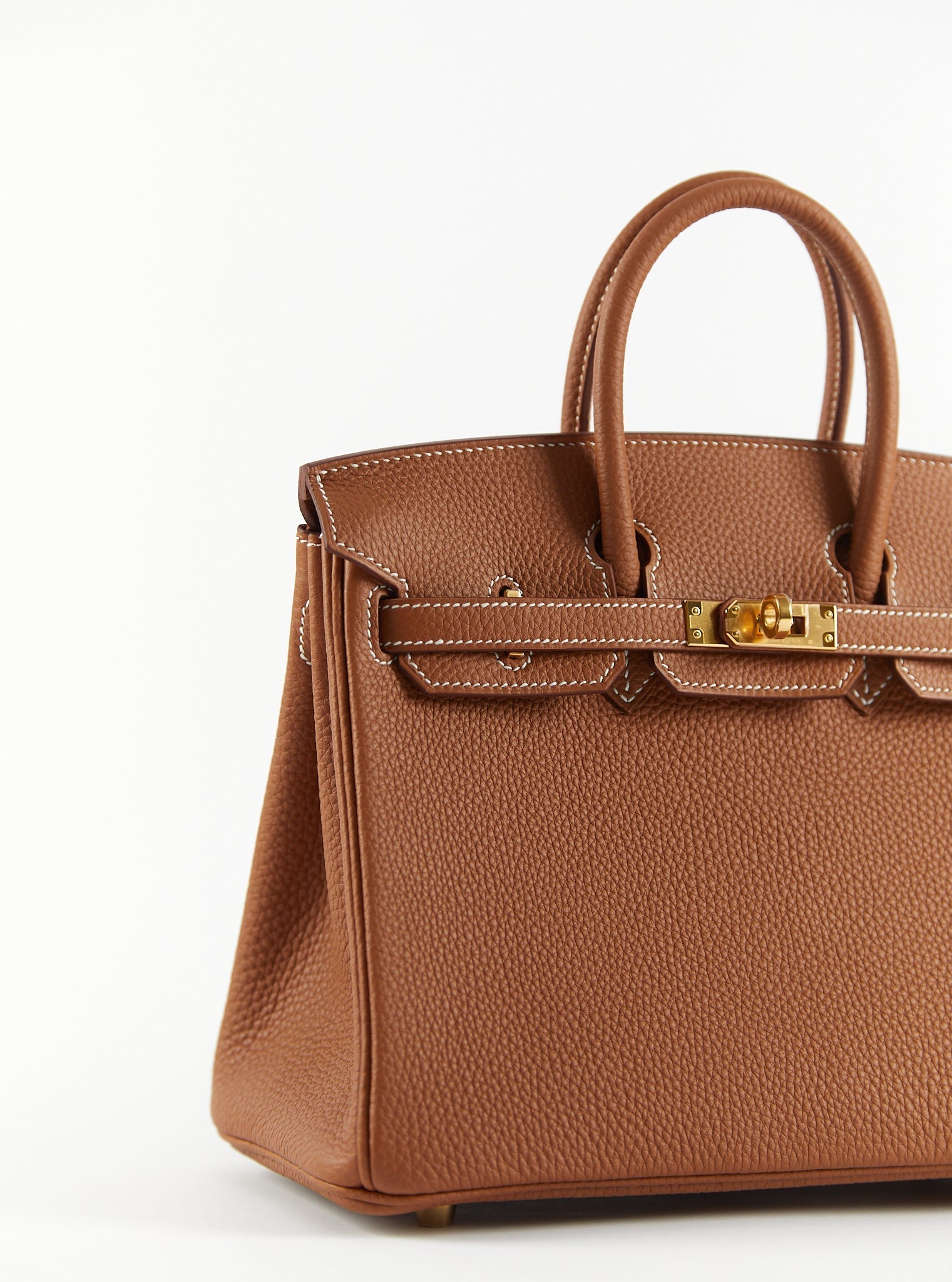 HERMÈS BIRKIN 25CM GOLD Togo Leather with Gold Hardware