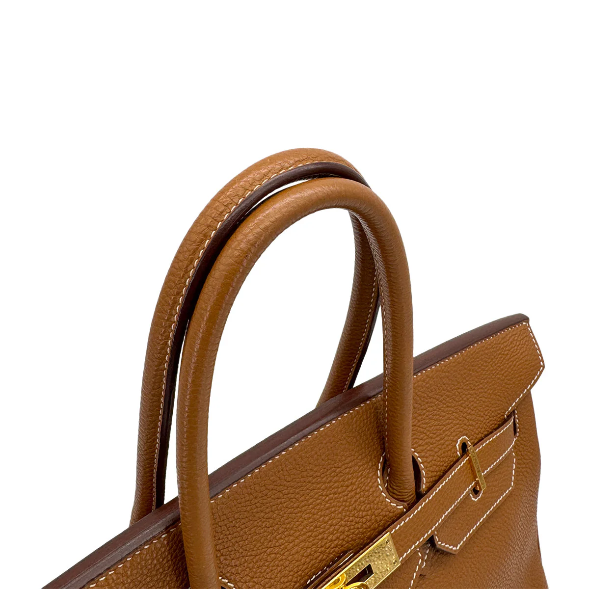 HERMES BIRKIN 35 GOLD TOGO HAND BAG 2006 SQUARE J GOLD HARDWARE 90325632