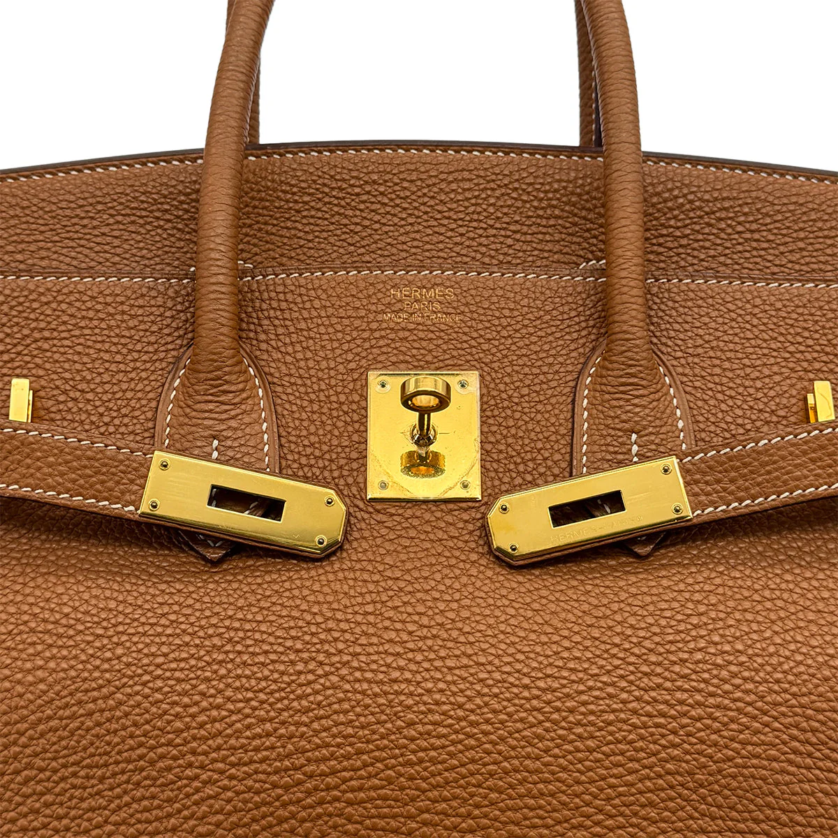 HERMES BIRKIN 35 GOLD TOGO HAND BAG 2006 SQUARE J GOLD HARDWARE 90325632
