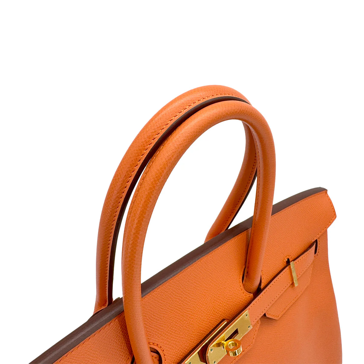 HERMES BIRKIN 35 MANGO EPSOM HAND BAG 2012 SQUARE P GOLD HARDWARE 90323087