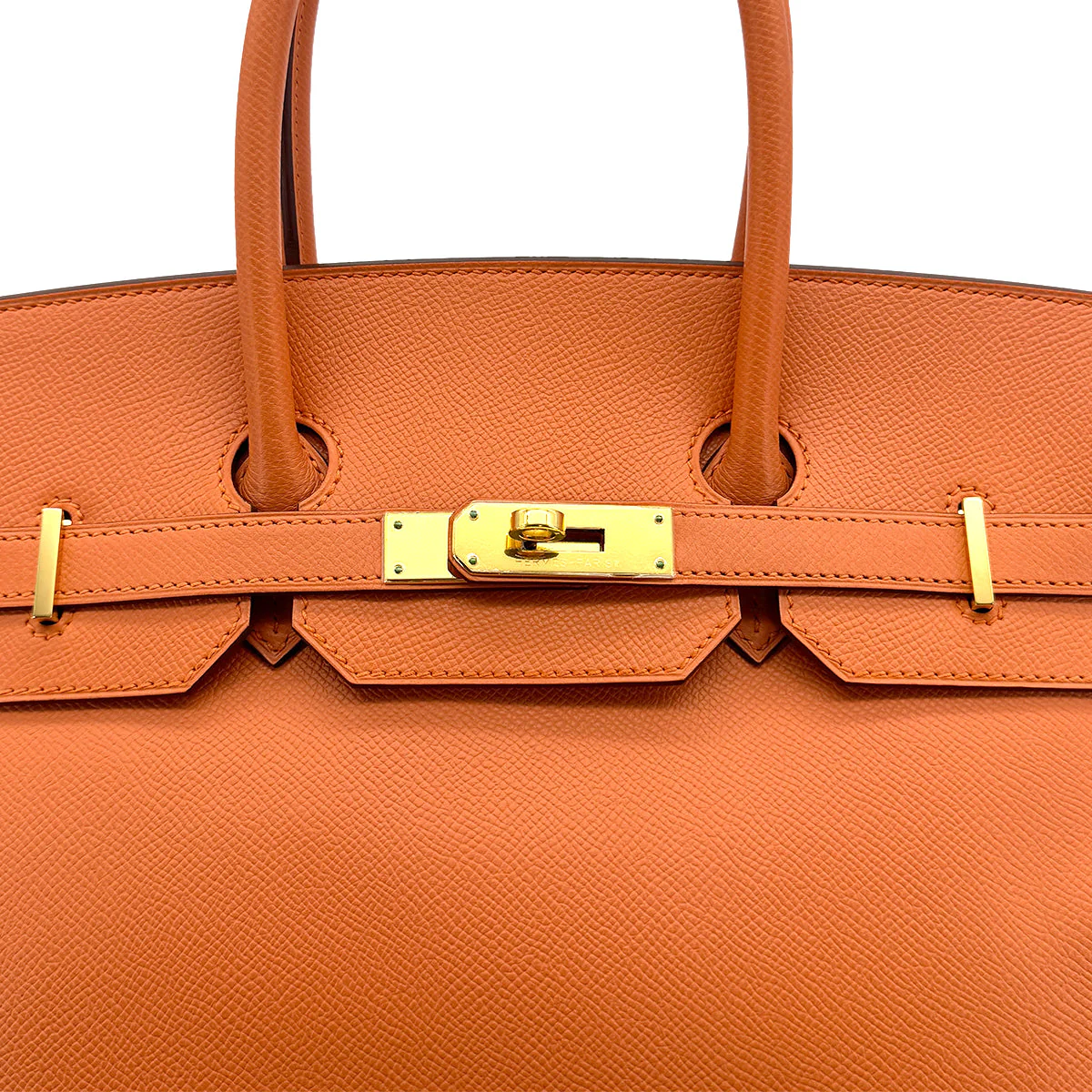 HERMES BIRKIN 35 MANGO EPSOM HAND BAG 2012 SQUARE P GOLD HARDWARE 90323087